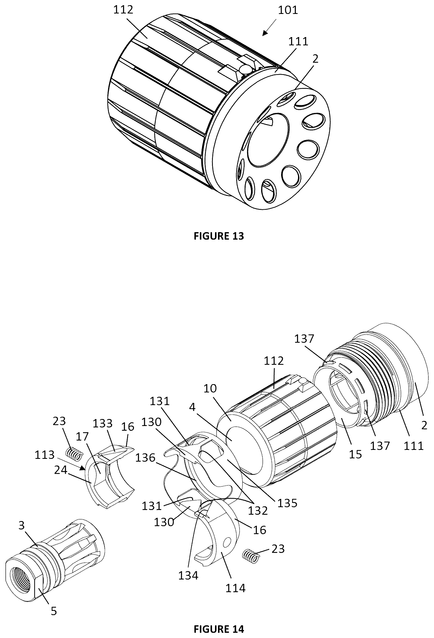 Patent US12320605 Figure 5 – Connector for a firearm accessory