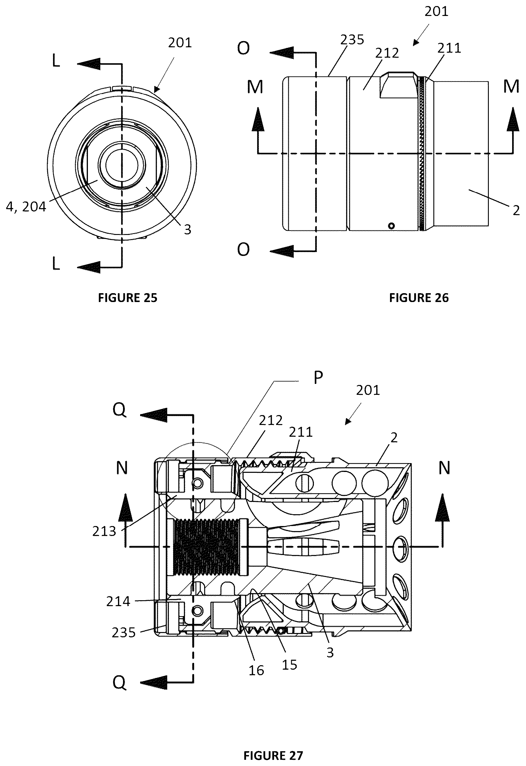 Patent US12320605 Figure 9 – Connector for a firearm accessory