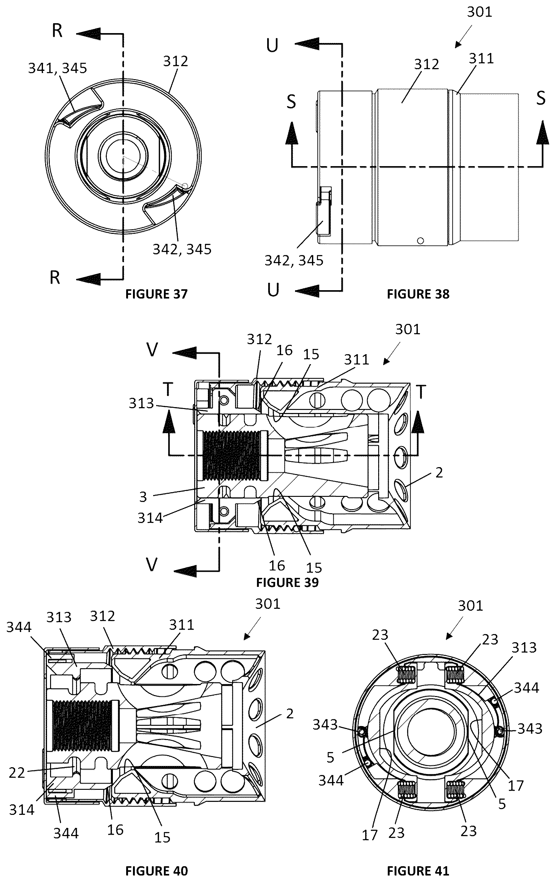Patent US12320605 Figure 13 – Connector for a firearm accessory