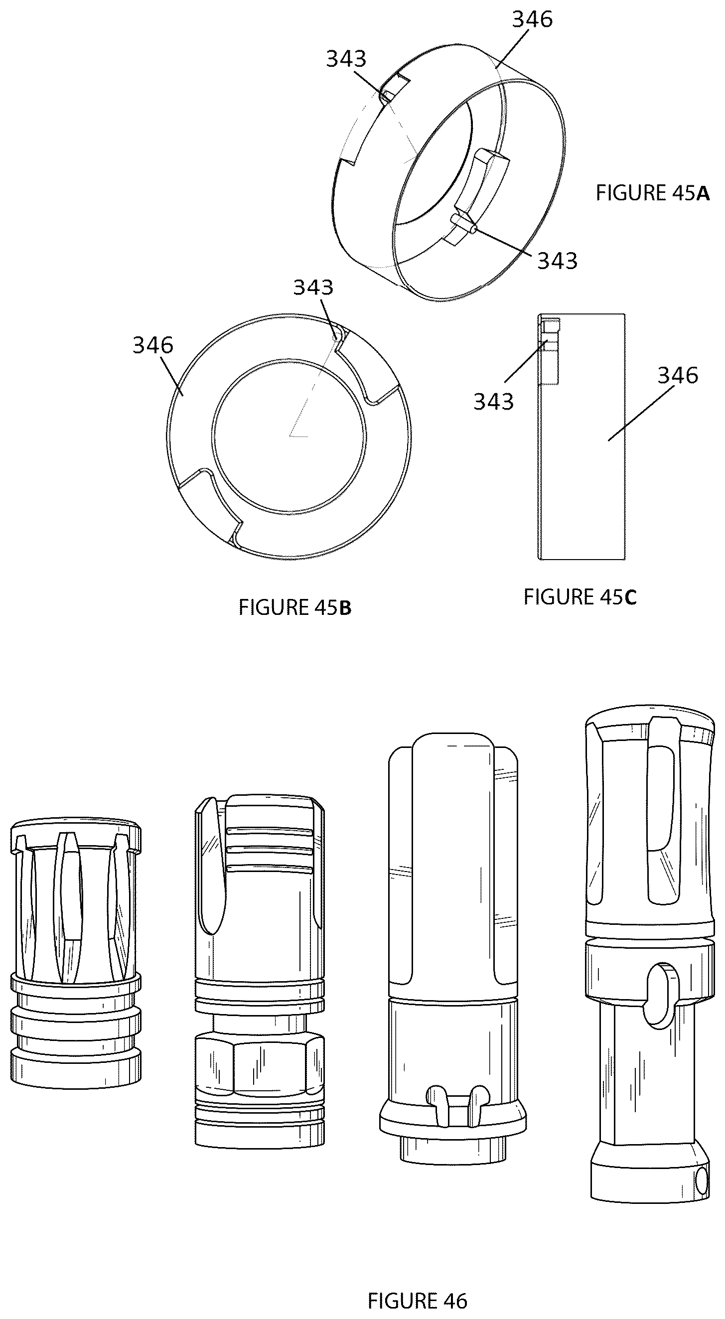 Patent US12320605 Figure 15 – Connector for a firearm accessory