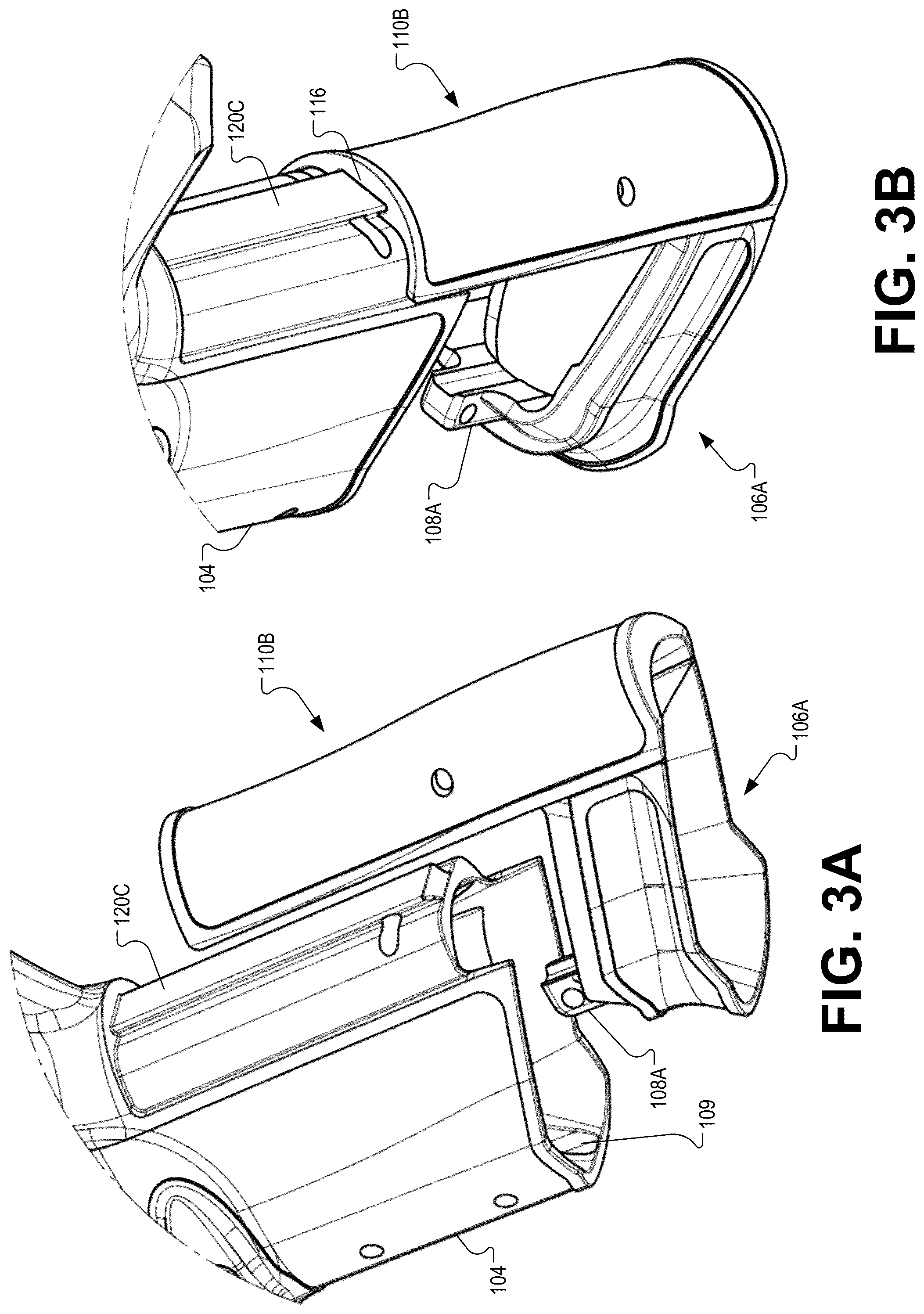 Patent US12320606 Figure 3 – Modular pistol grip