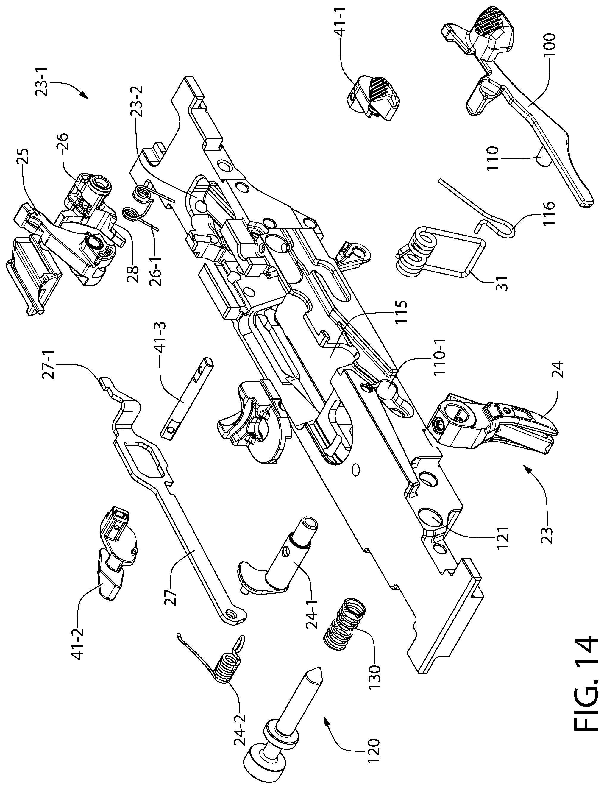 Patent US12320608 Figure 15 – Bolt assembly for firearm