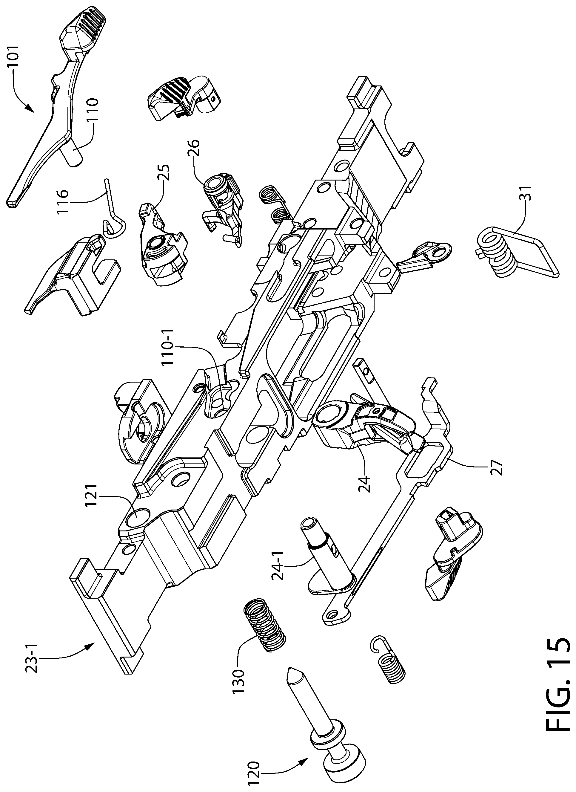 Patent US12320608 Figure 16 – Bolt assembly for firearm