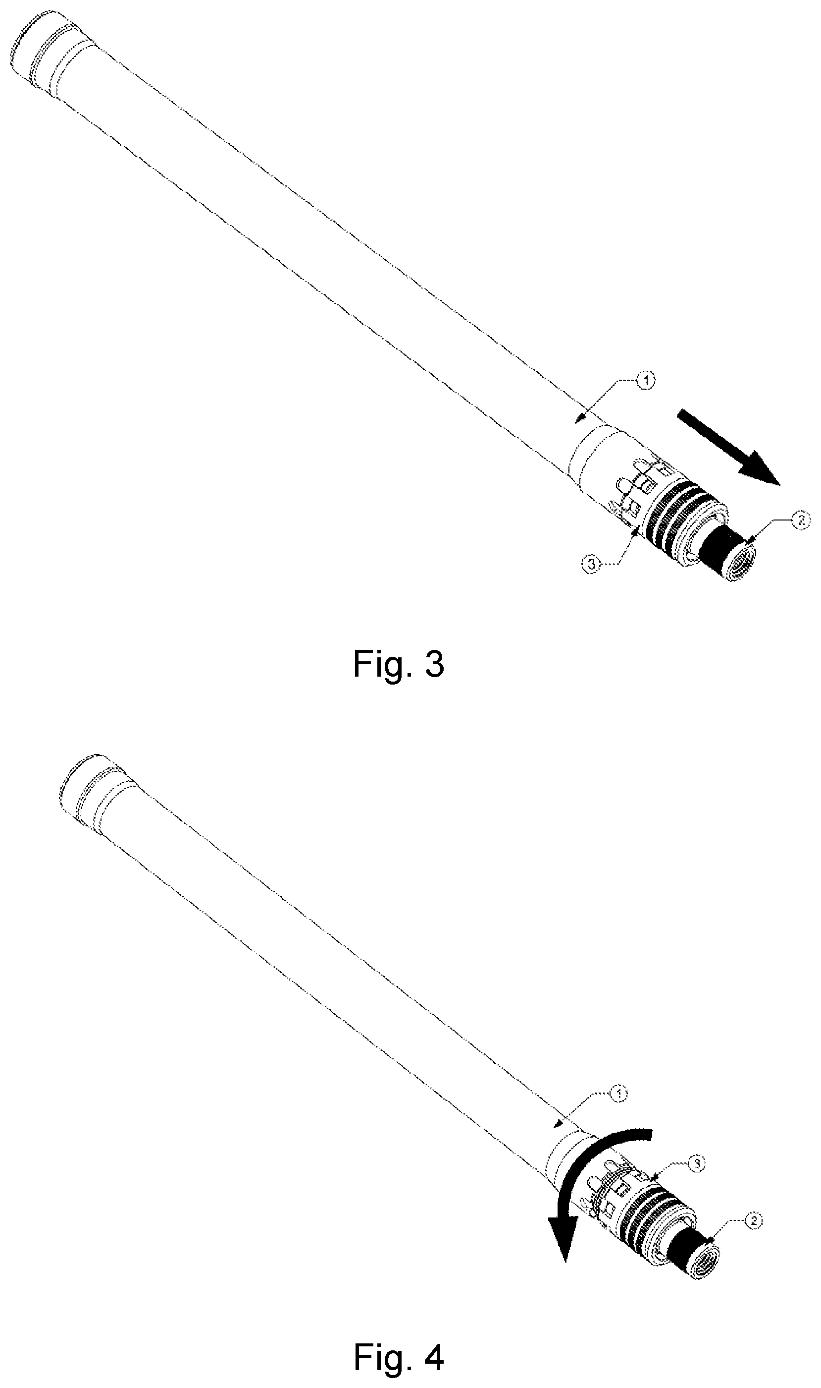 Patent US12320609 Figure 2 – Quick disassembly recoil group structure for firearms