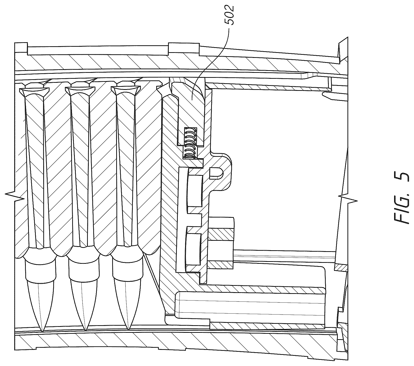 Patent US12320611 Figure 6 – Firearm ammunition availability detection system