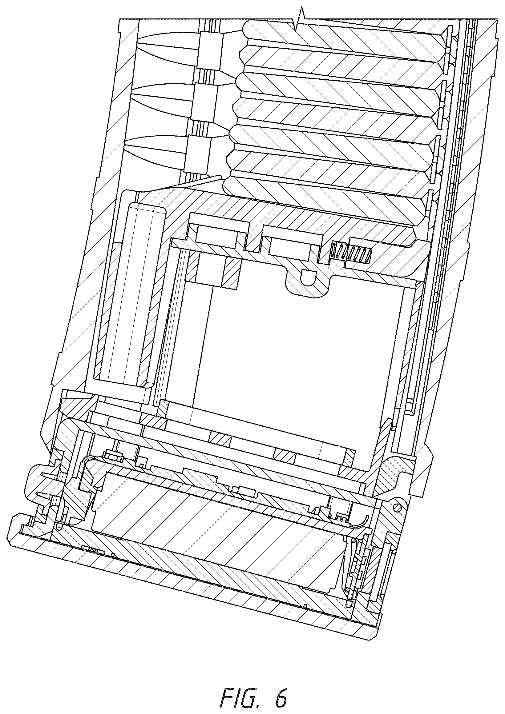 Patent US12320611 Figure 7 – Firearm ammunition availability detection system