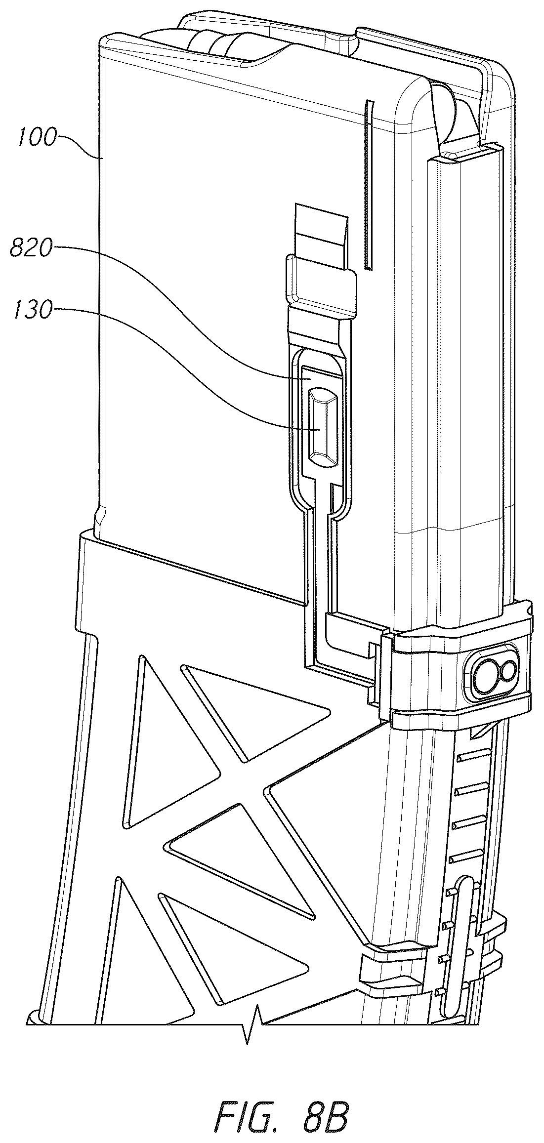 Patent US12320611 Figure 10 – Firearm ammunition availability detection system