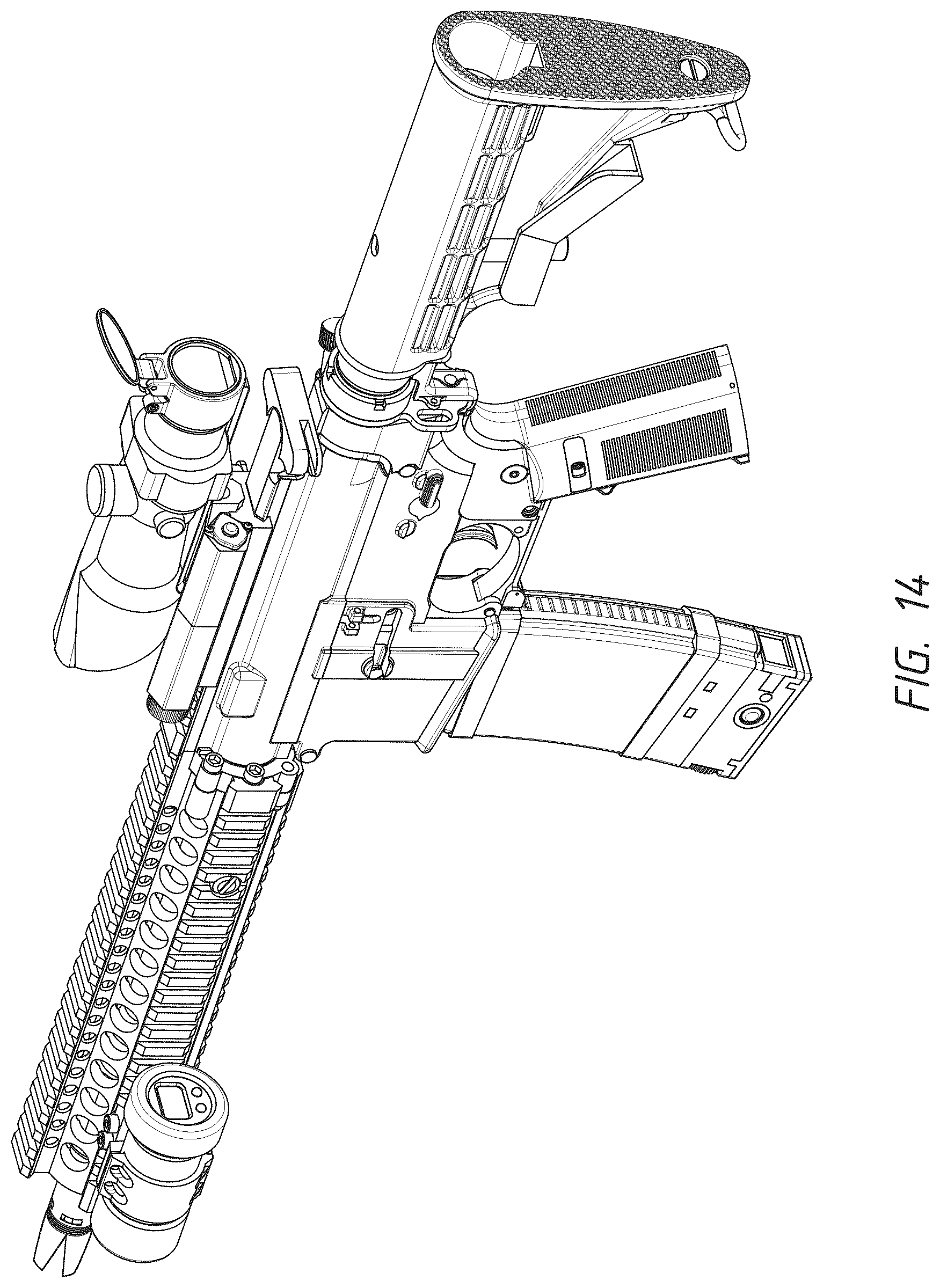 Patent US12320611 Figure 19 – Firearm ammunition availability detection system