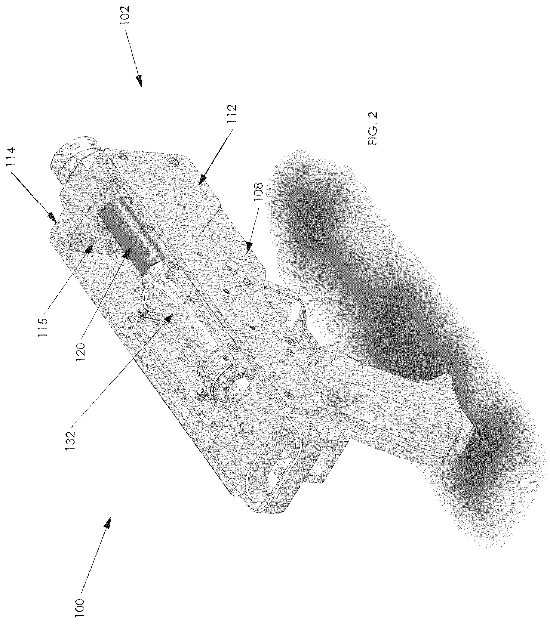 Patent US12320612 Figure 2 – Toy launch apparatus with momentum feature and concentric piston