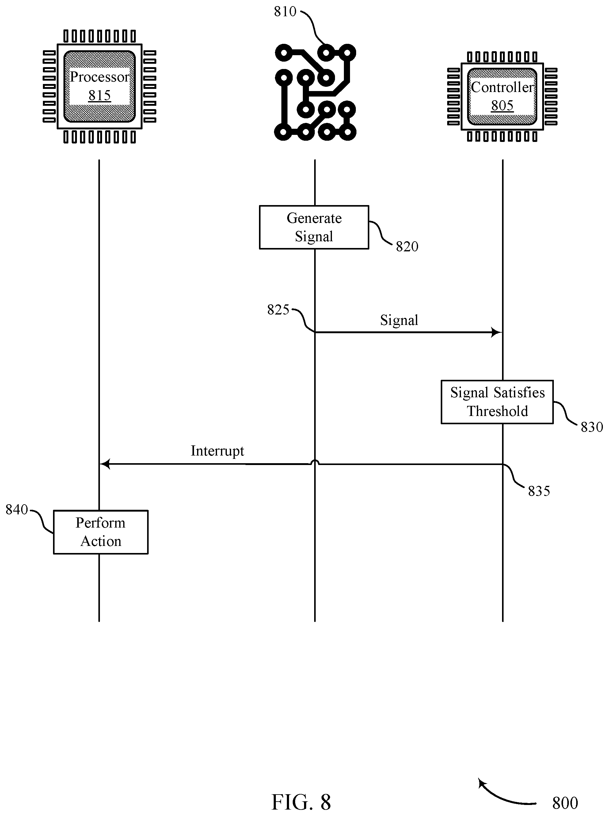 Patent US12320614 Figure 8 – Systems and techniques for determining whether a user is holding a gun