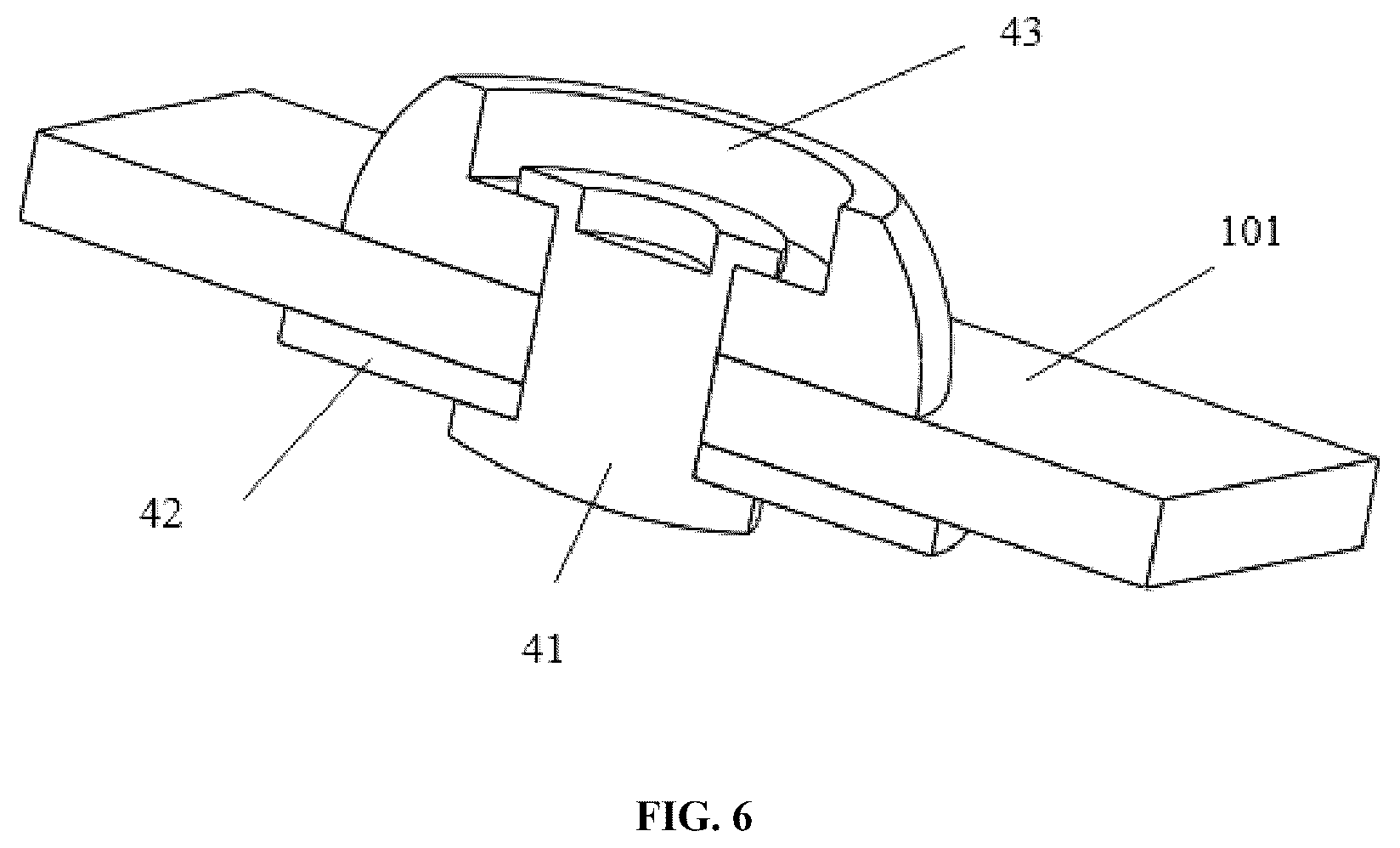 Patent US12320616 Figure 6 – Quick-pull leather holster with compartment and single-side lock function