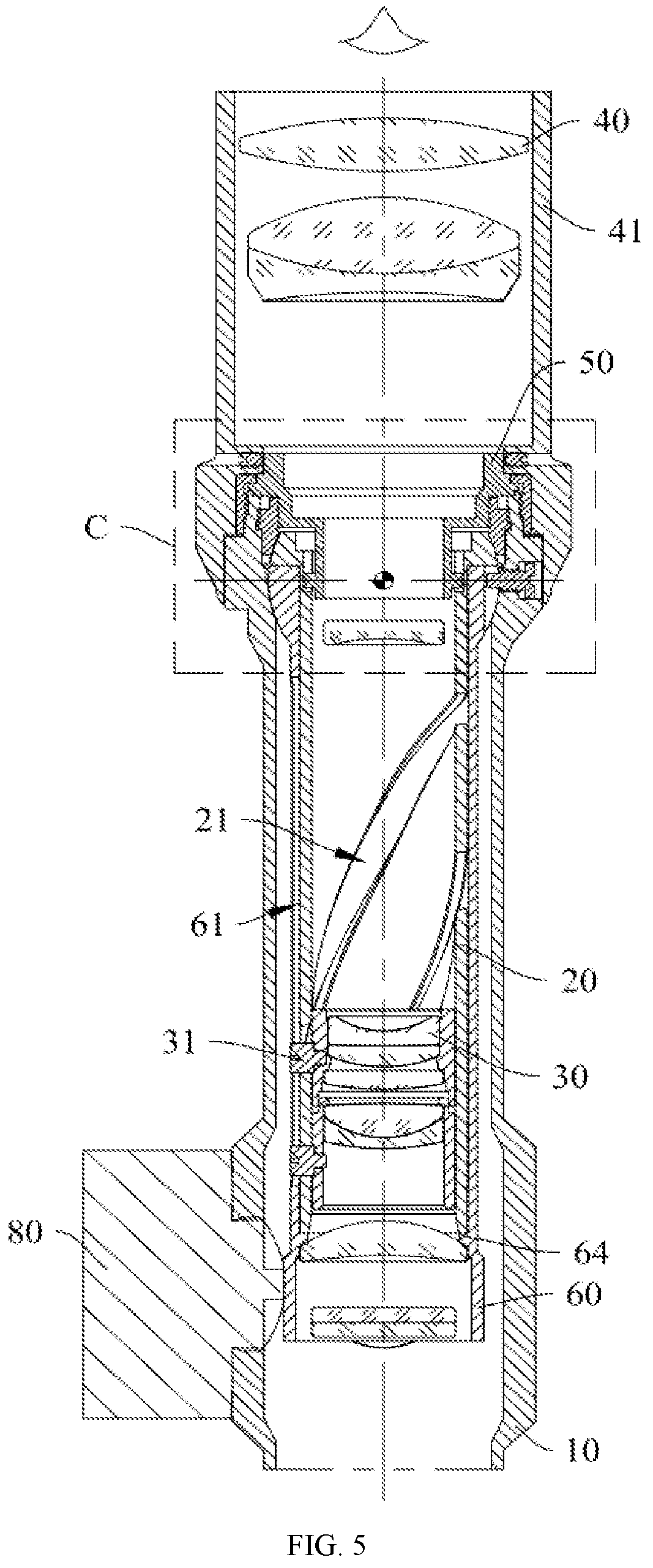 Patent US12320618 Figure 5 – Zoom sight
