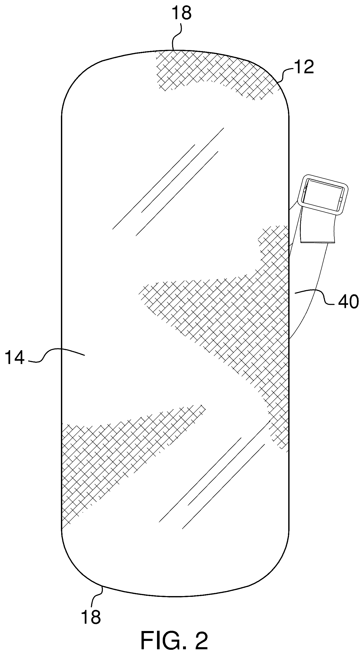 Patent US12320621 Figure 2 – Bulletproof shielding devices and methods