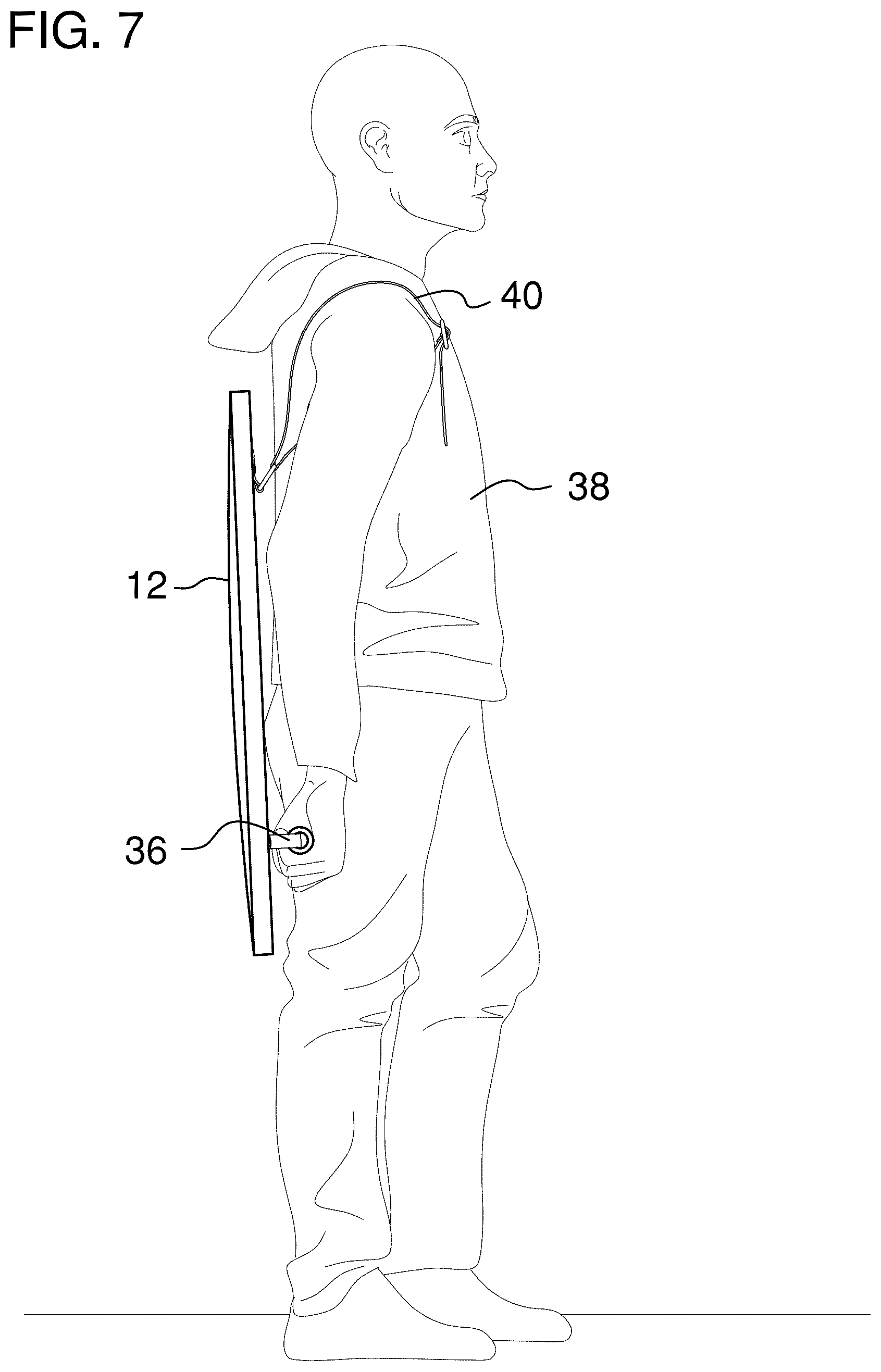 Patent US12320621 Figure 7 – Bulletproof shielding devices and methods