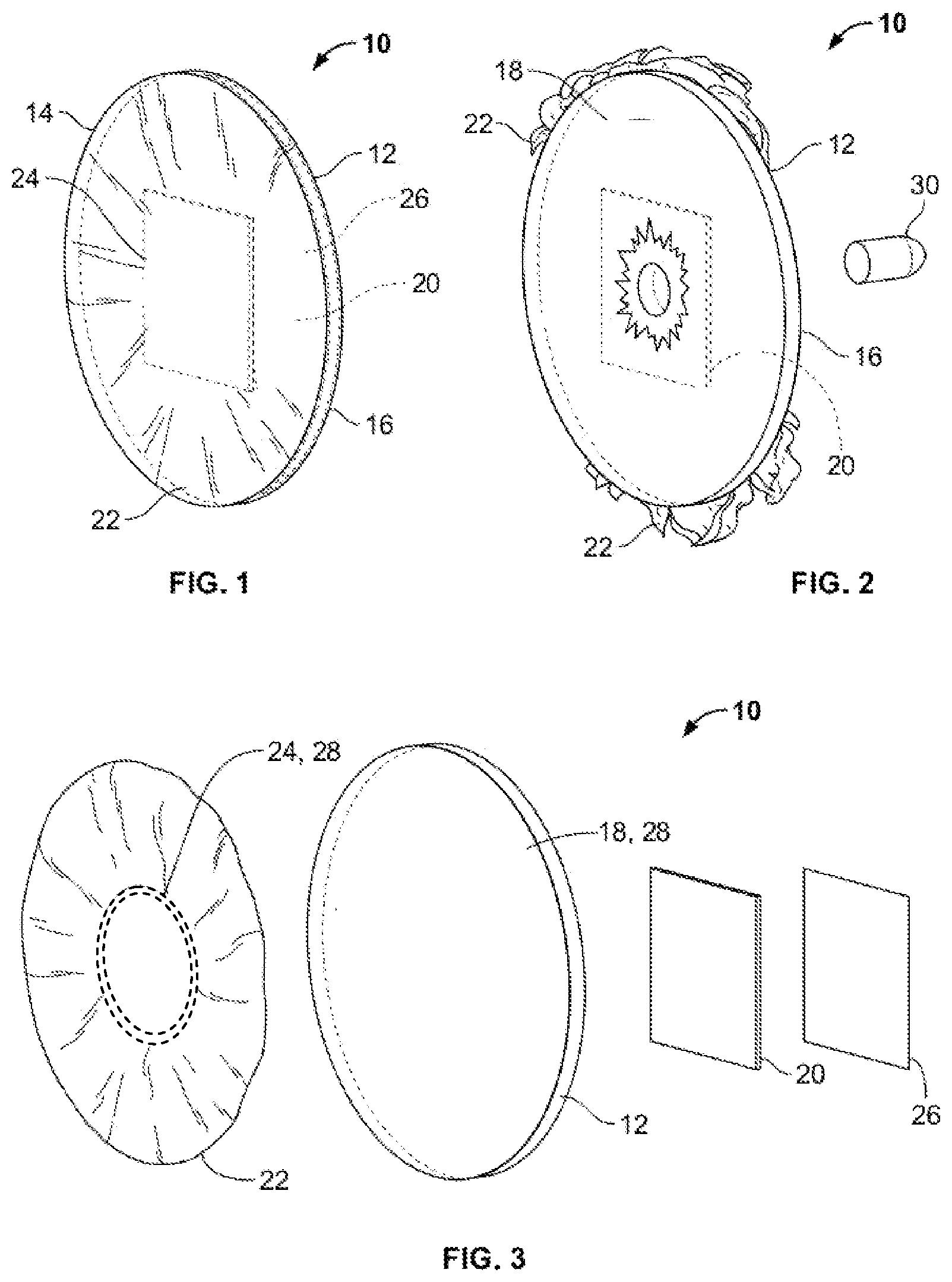 Patent US12320622 Figure 1 – Target shooting training device marker