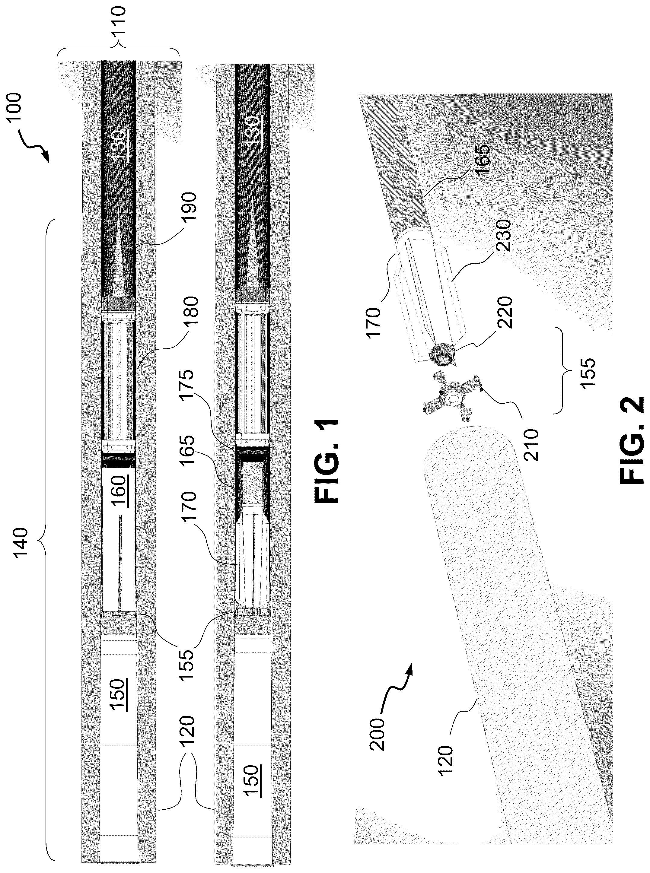 Patent US12320624 Figure 1 – Sacrificial device for sub-caliber munition