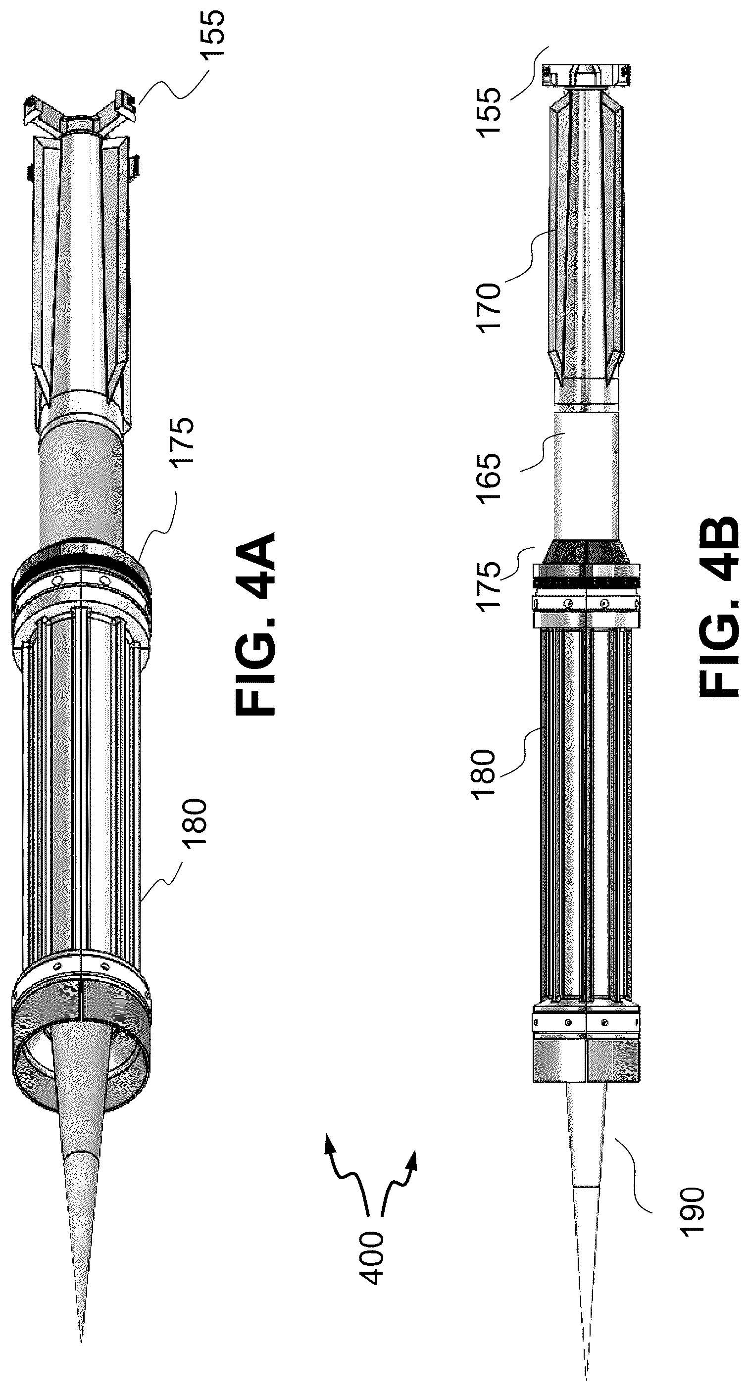 Patent US12320624 Figure 5 – Sacrificial device for sub-caliber munition