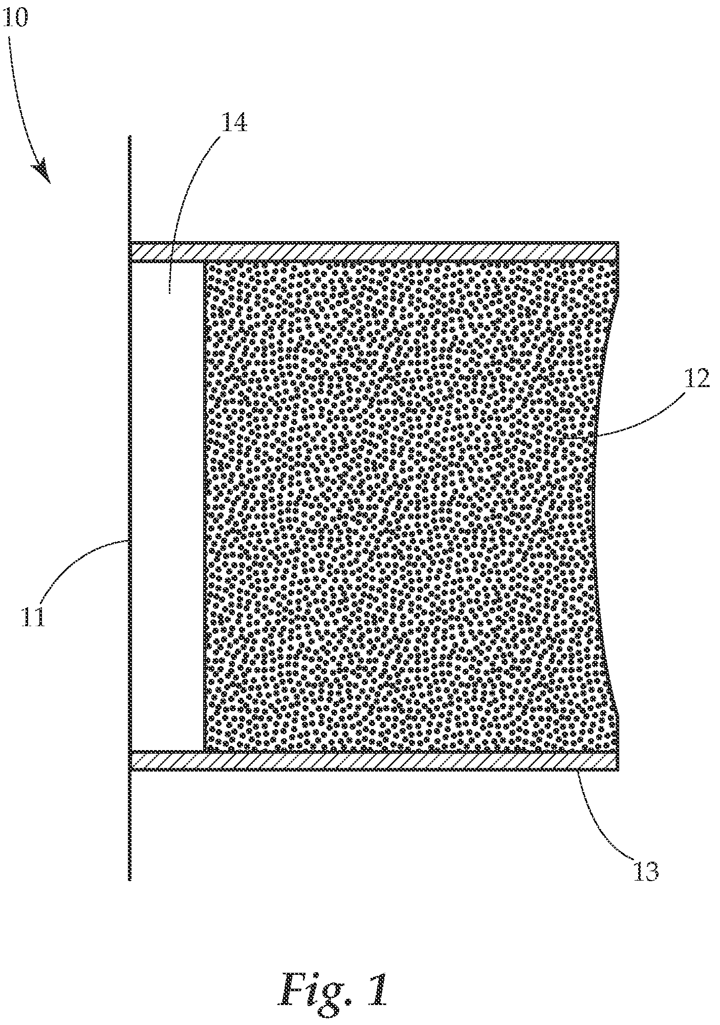 Patent US12320625 Figure 1 – Firearm cartridge