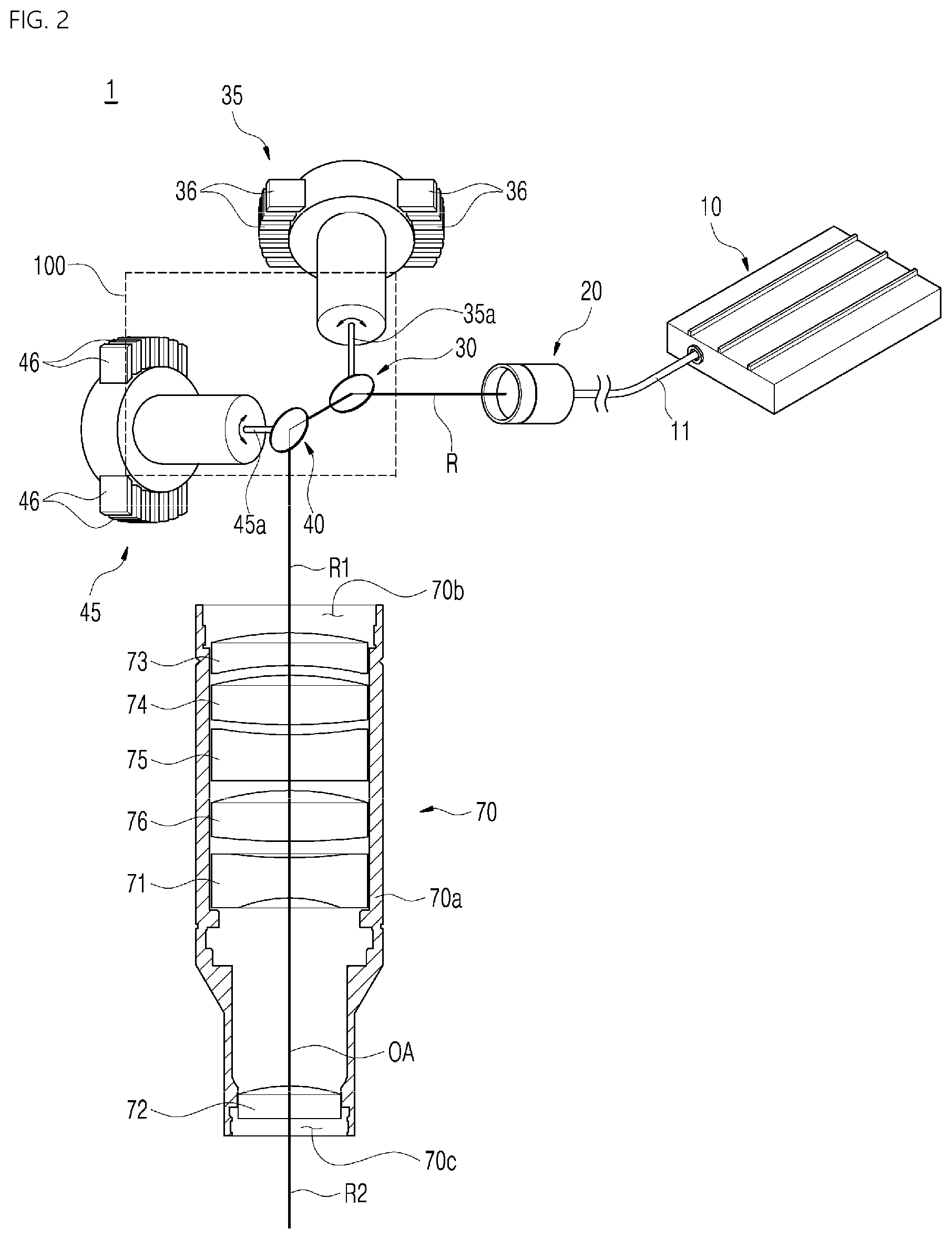 Patent US12320629 Figure 2 – Thin film characteristic measuring apparatus