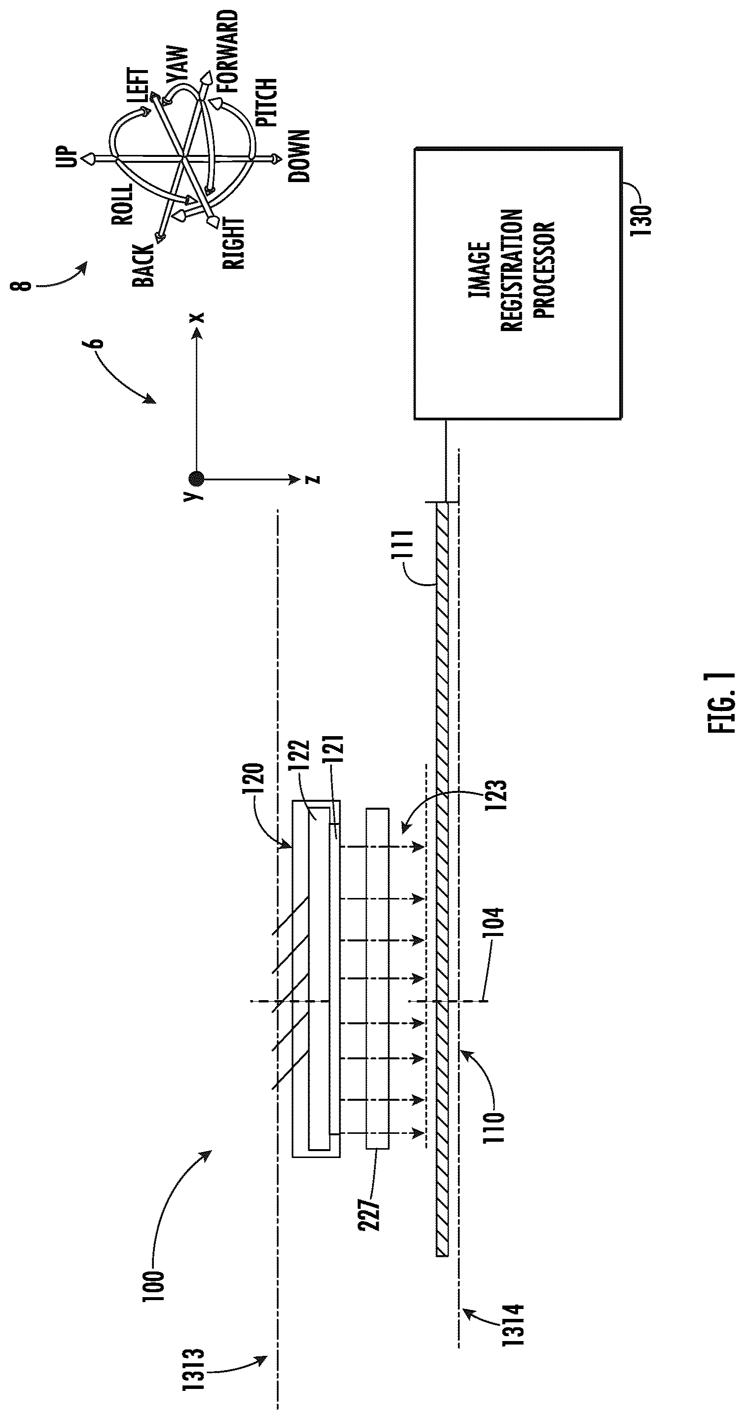 Patent US12320632 Figure 1 – High resolution optical displacement measurement