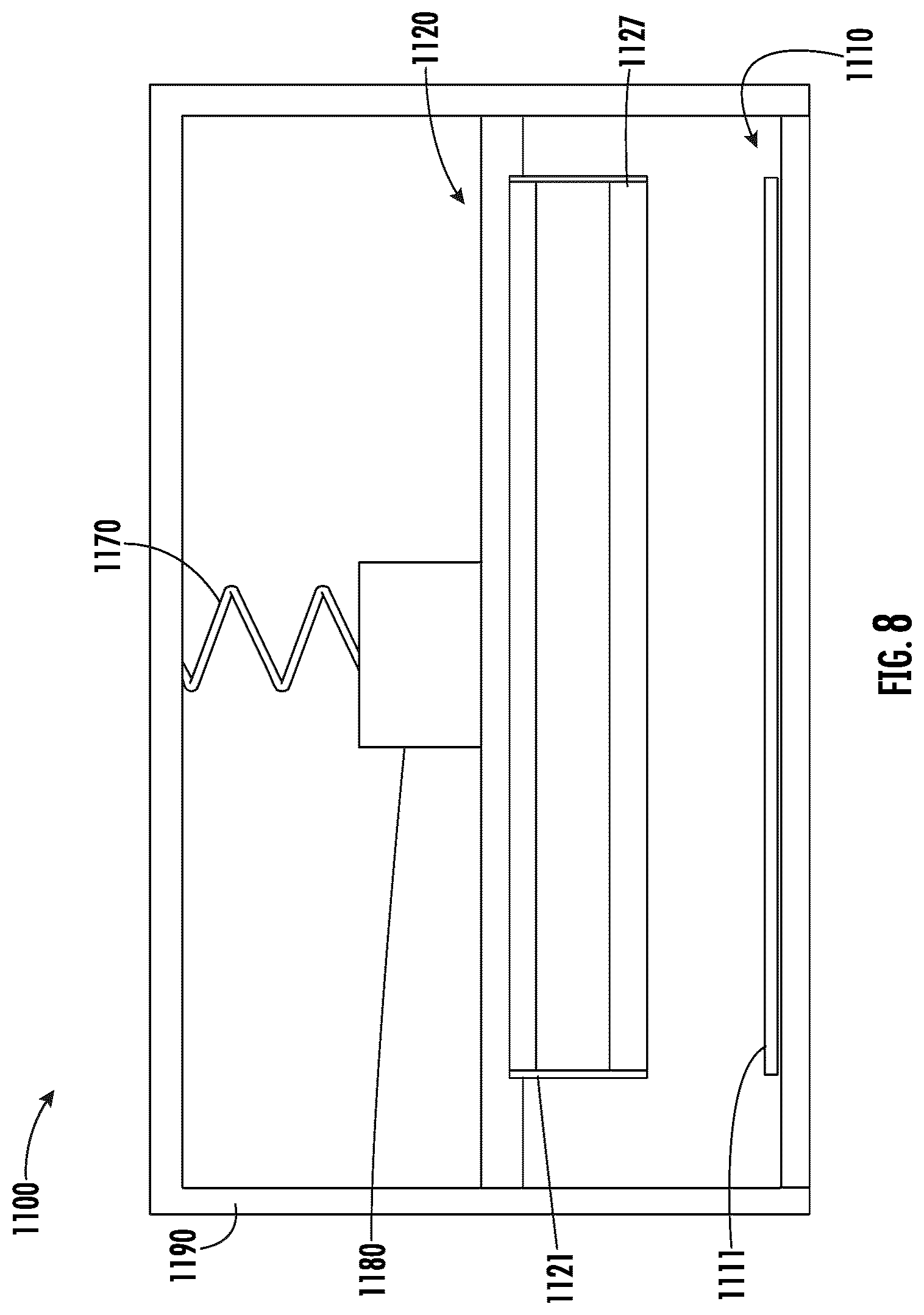 Patent US12320632 Figure 8 – High resolution optical displacement measurement