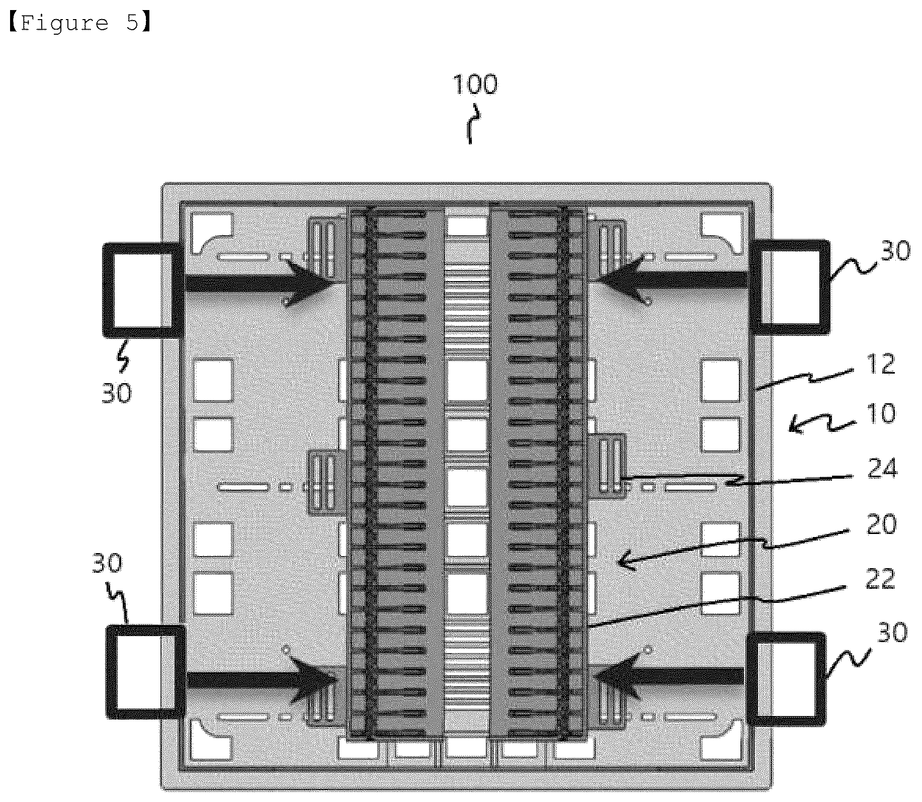 Patent US12320633 Figure 5 – Method for detecting misassembly or misalignment during operation of inner tray, and battery cell activation tray