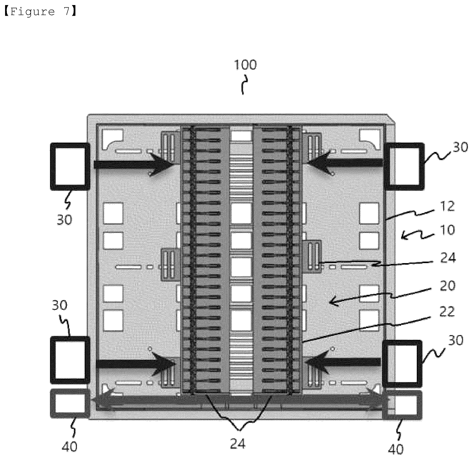 Patent US12320633 Figure 7 – Method for detecting misassembly or misalignment during operation of inner tray, and battery cell activation tray