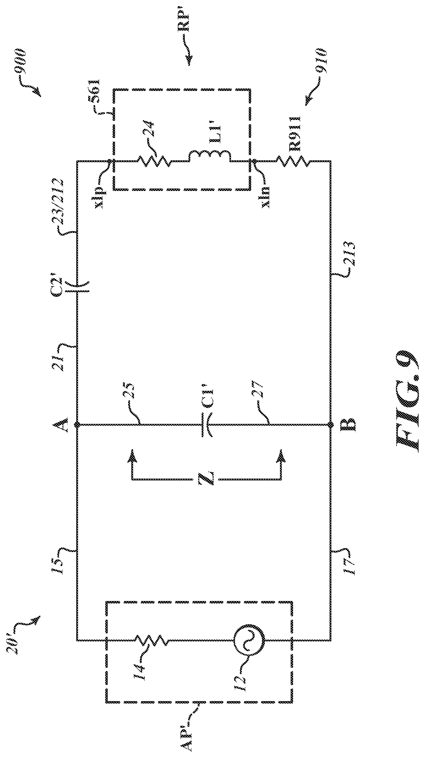 Patent US12320635 Figure 9 – Measuring probe with field generating coil configuration and temperature compensation