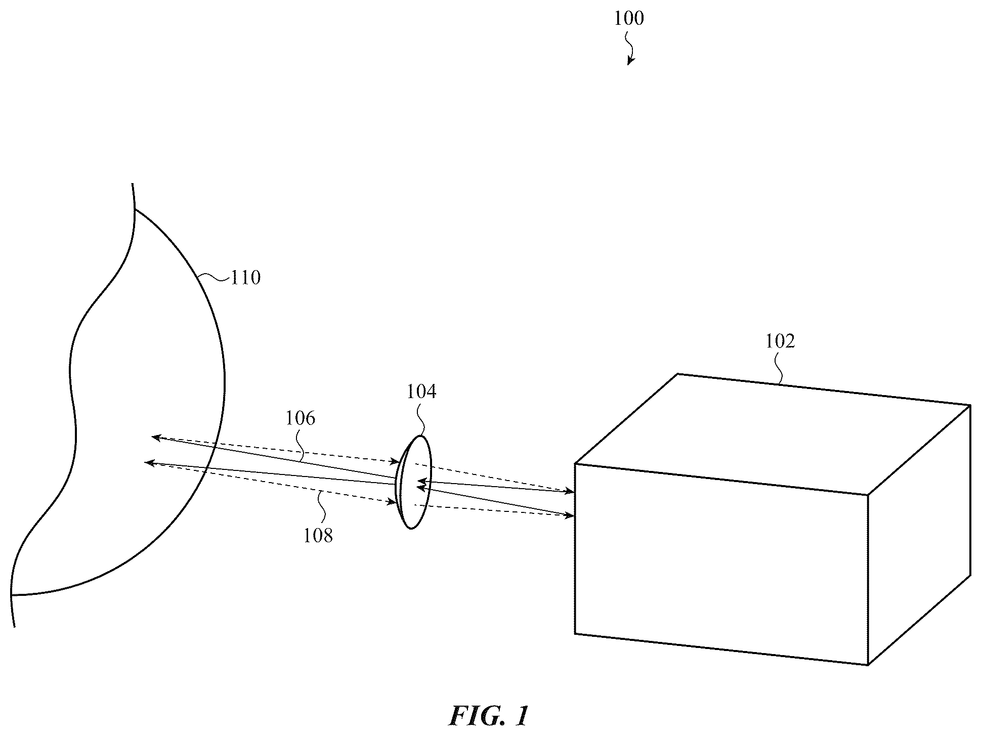 Patent US12320642 Figure 1 – Wearable skin vibration or silent gesture detector