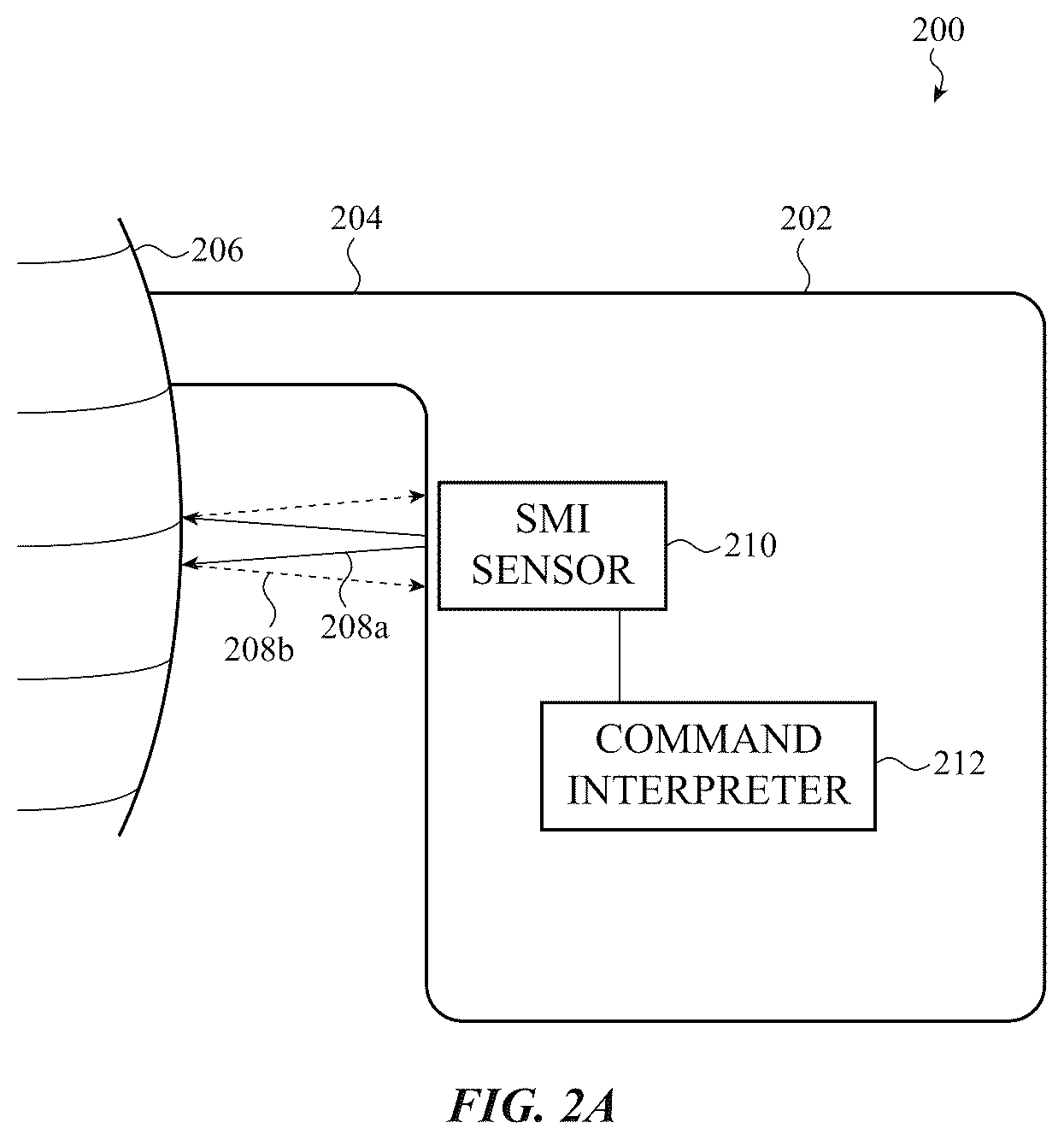 Patent US12320642 Figure 2 – Wearable skin vibration or silent gesture detector