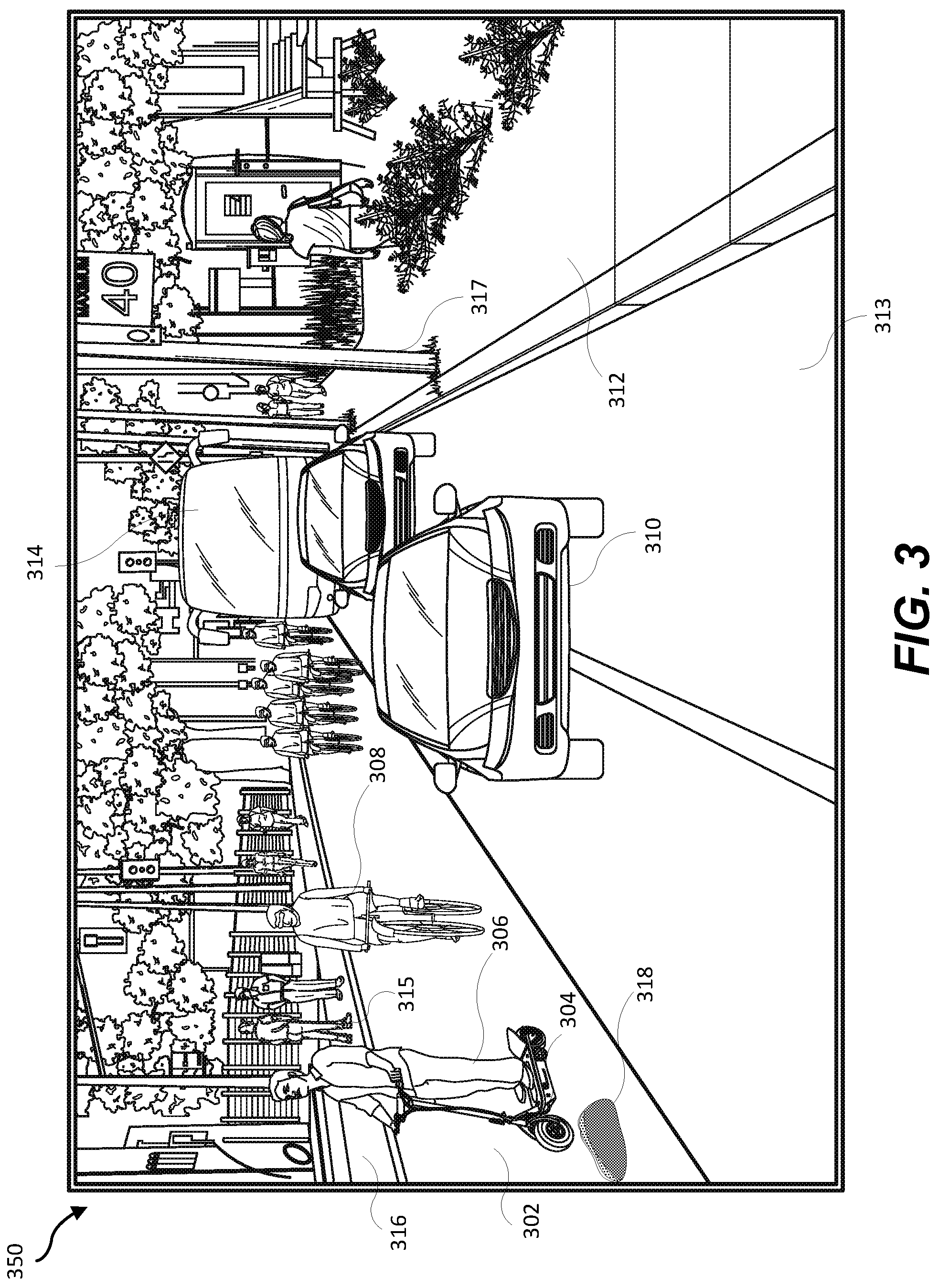 Patent US12320652 Figure 3 – Apparatuses, systems, and methods for increasing safety in personal mobility vehicle operation