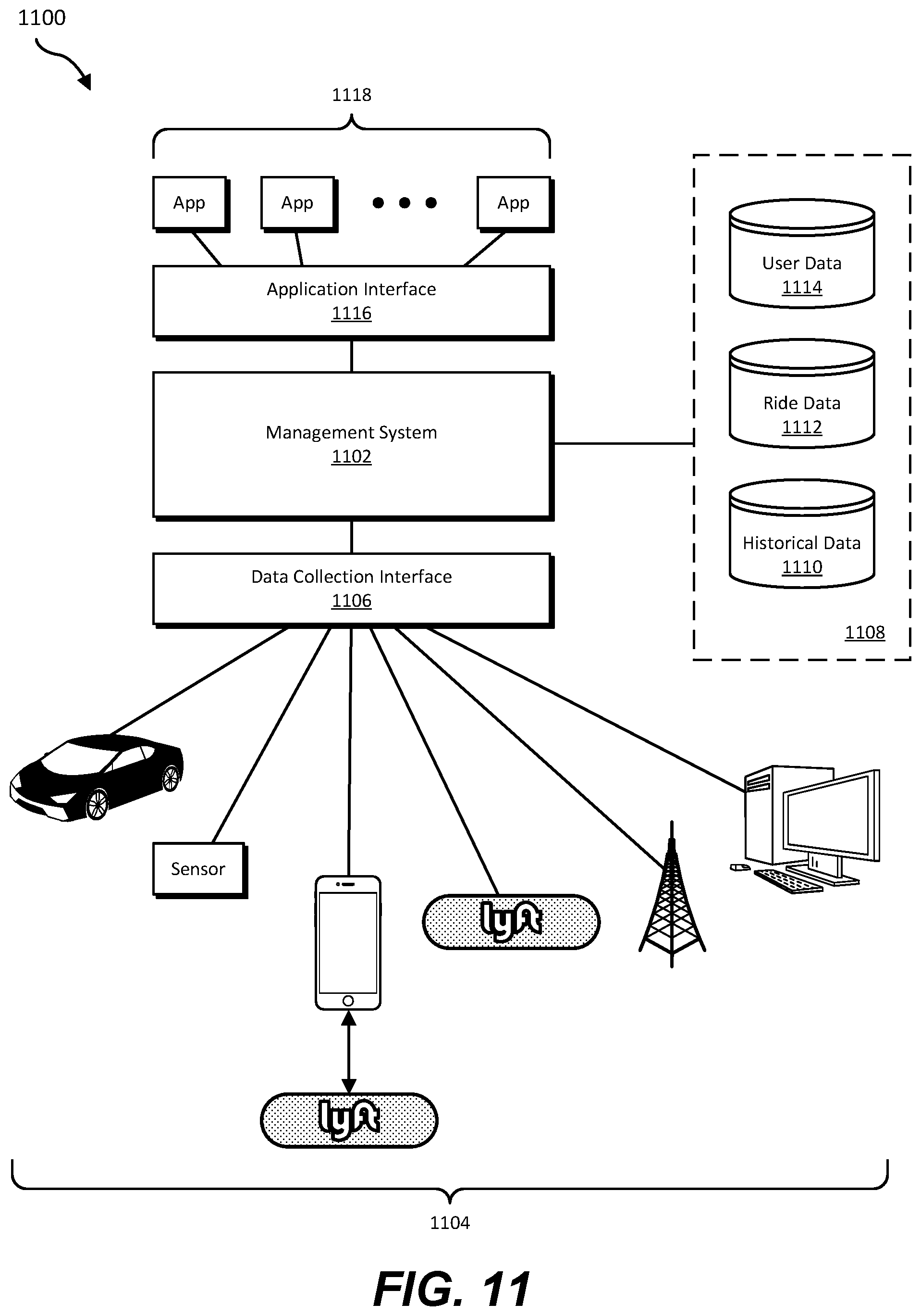 Patent US12320652 Figure 11 – Apparatuses, systems, and methods for increasing safety in personal mobility vehicle operation