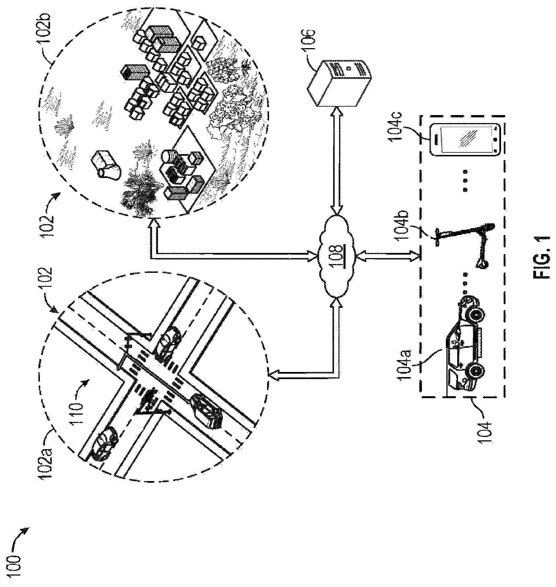 Patent US12320653 Figure 1 – Systems and methods for multi-modal transfer capabilities for smart infrastructure