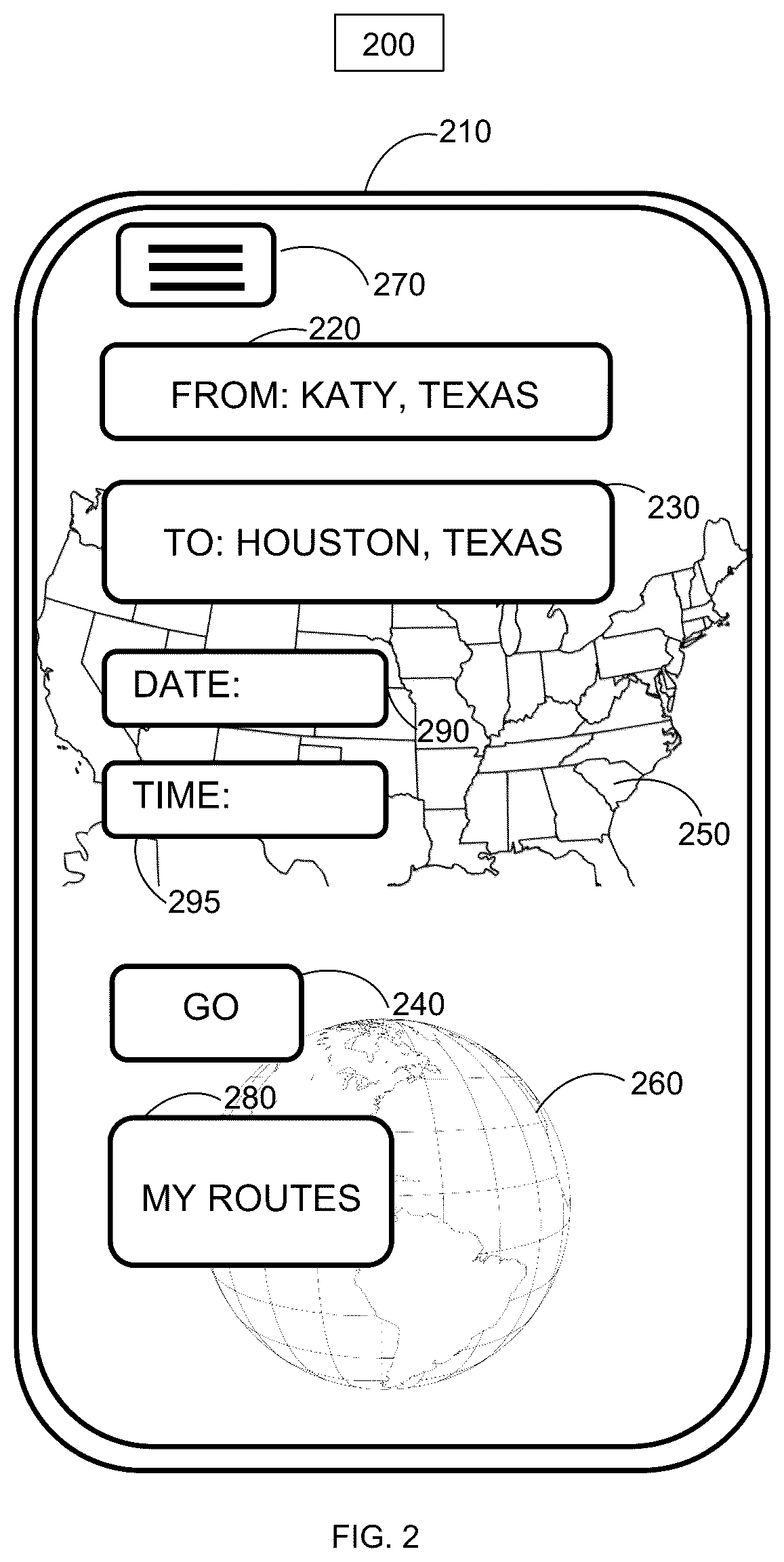 Patent US12320654 Figure 2 – Financial swap index method and system on transportation capacity units and trading derivative products based thereon
