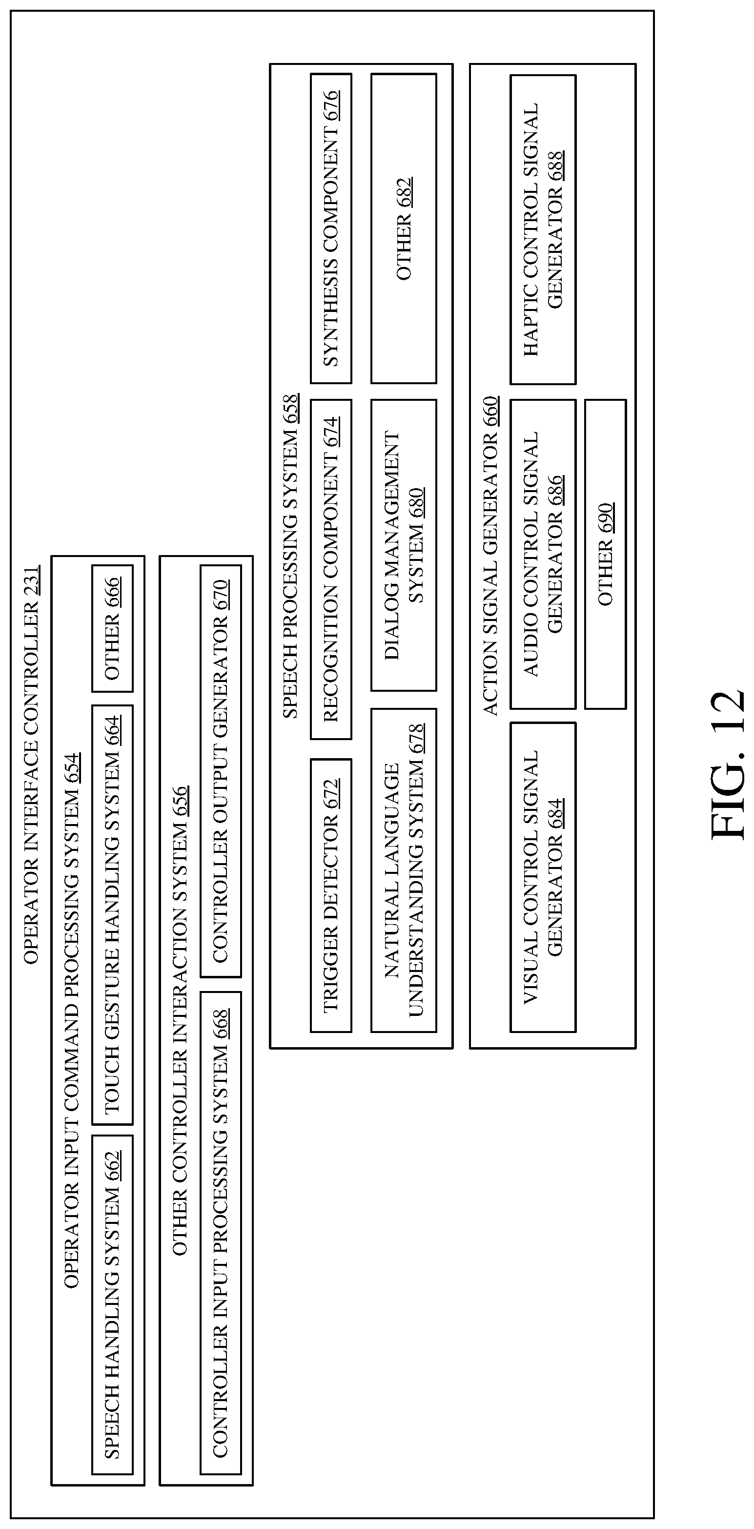 Patent US12320666 Figure 13 – Machine control using a predictive map
