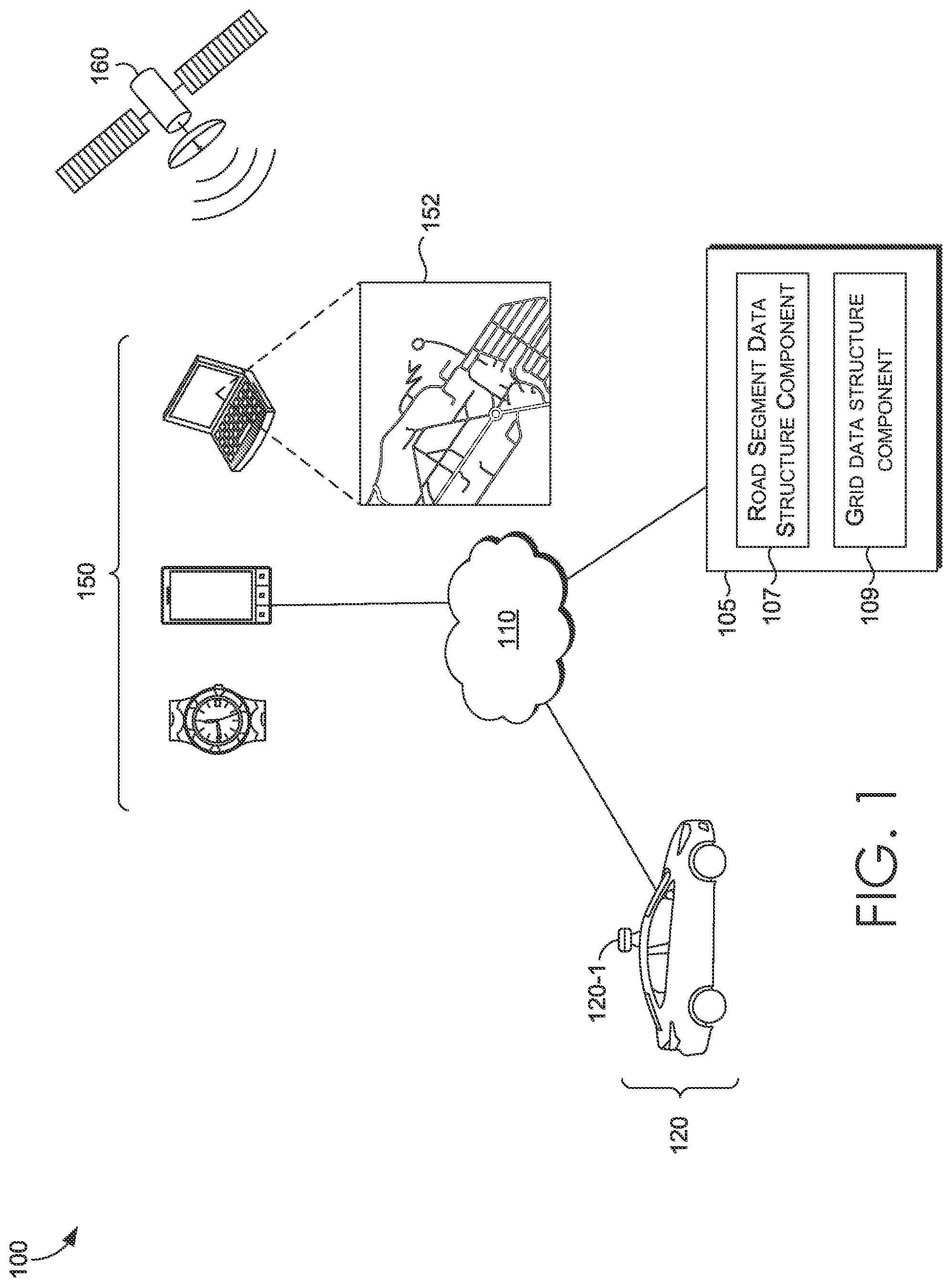 Patent US12320667 Figure 1 – Data-intensive electronic map data structures