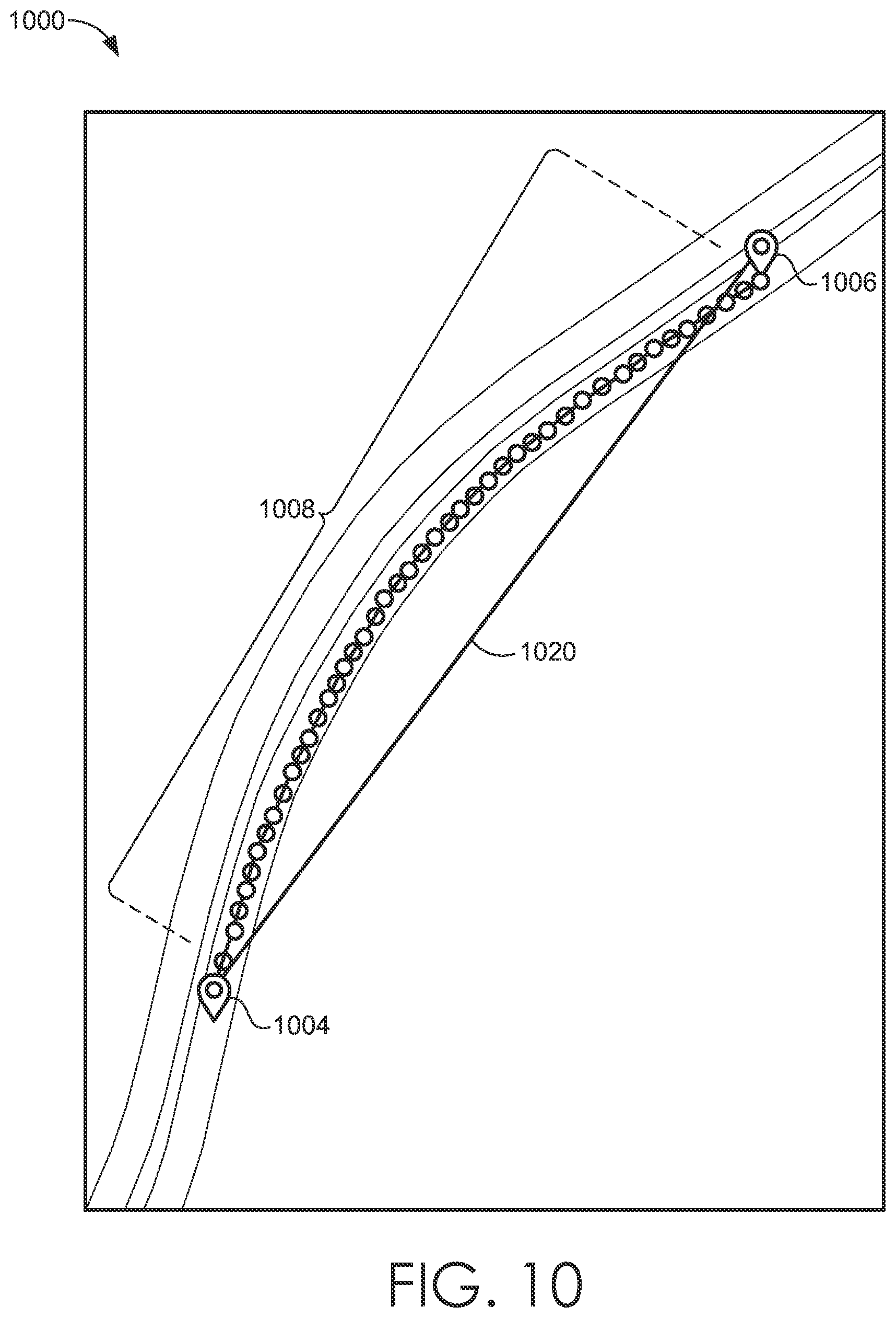Patent US12320667 Figure 10 – Data-intensive electronic map data structures