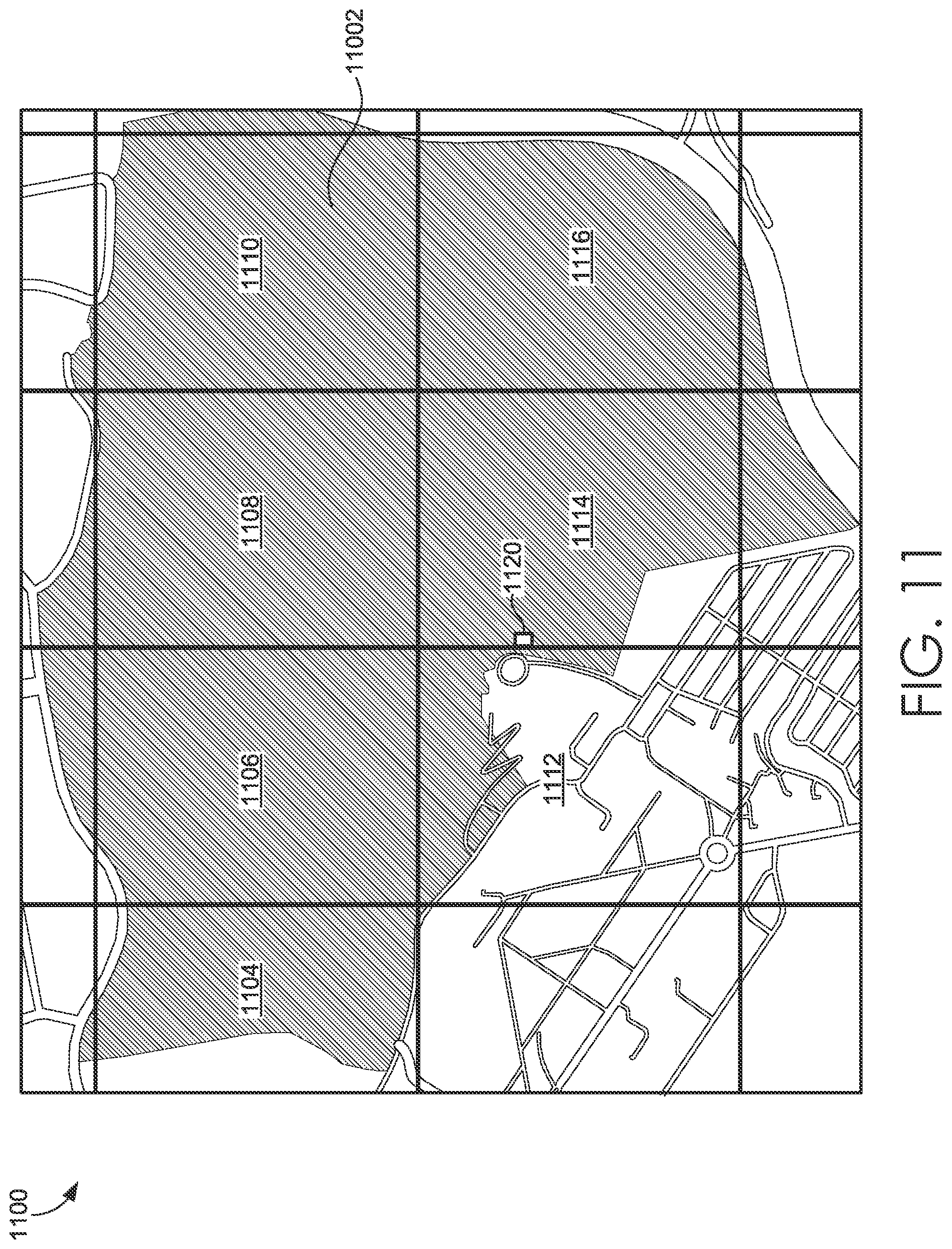 Patent US12320667 Figure 11 – Data-intensive electronic map data structures