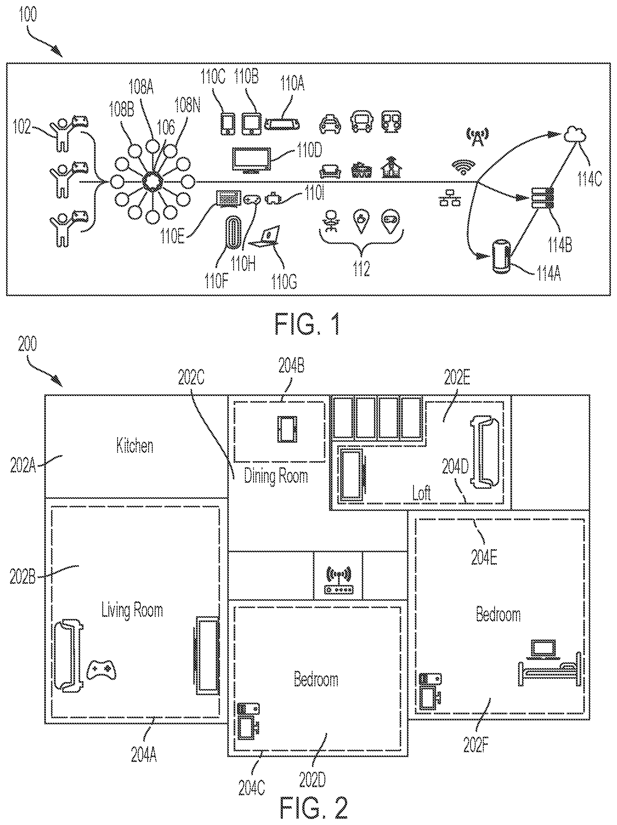 Patent US12320671 Figure 1 – Device positioning detection calibration systems and methods