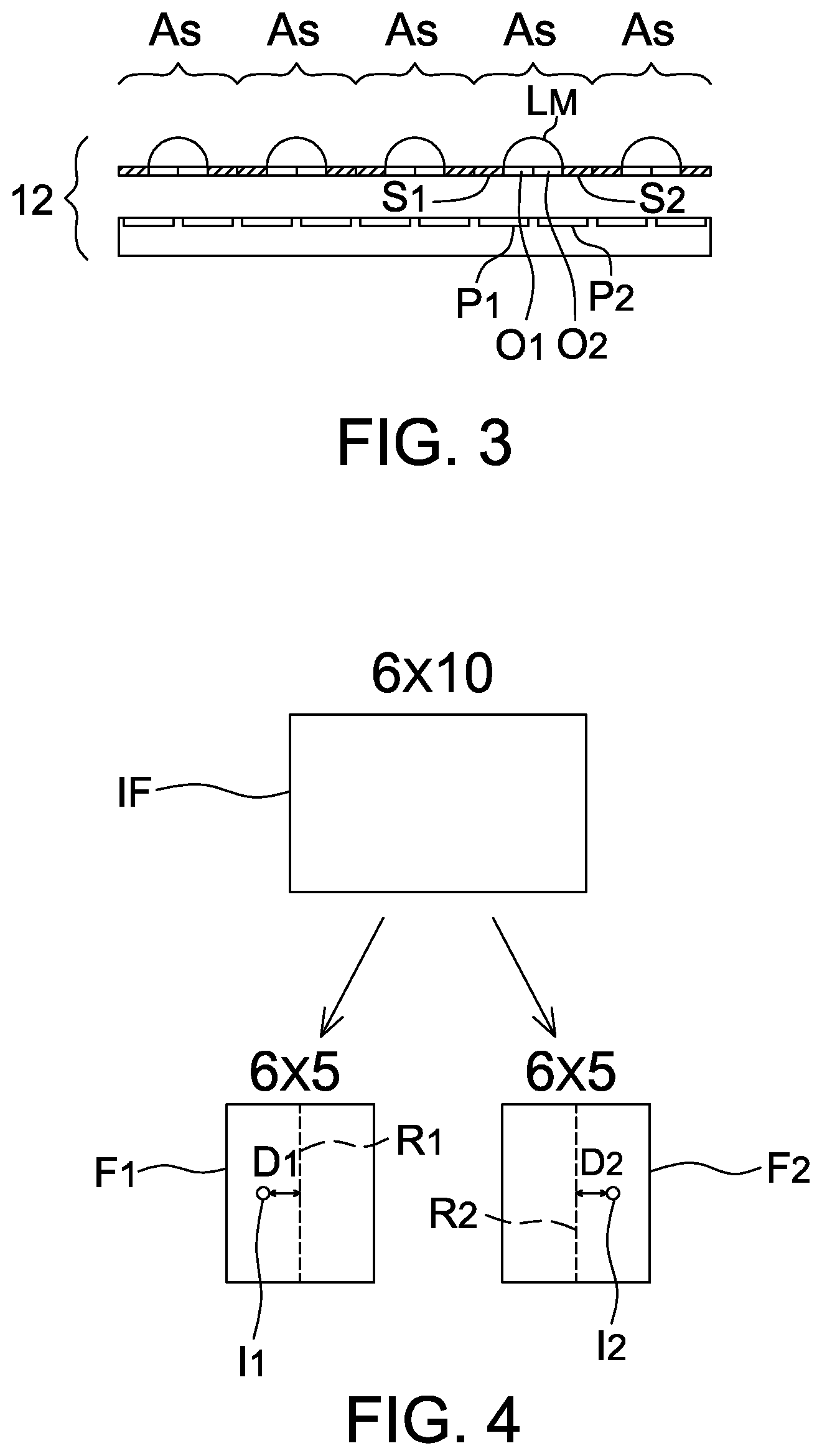 Patent US12320672 Figure 3 – Sensing element having pixels exposed by apertures increasing along different directions