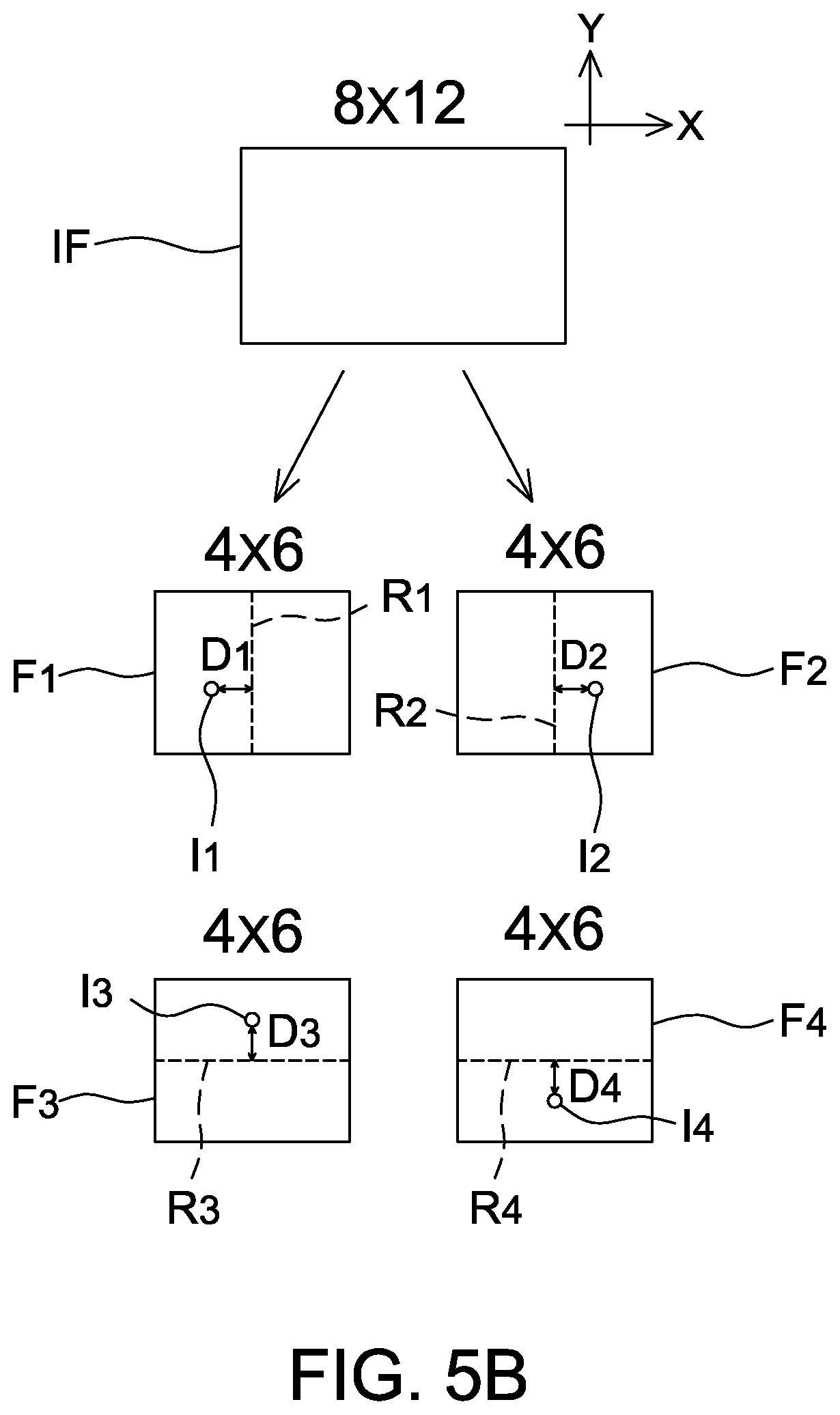 Patent US12320672 Figure 5 – Sensing element having pixels exposed by apertures increasing along different directions