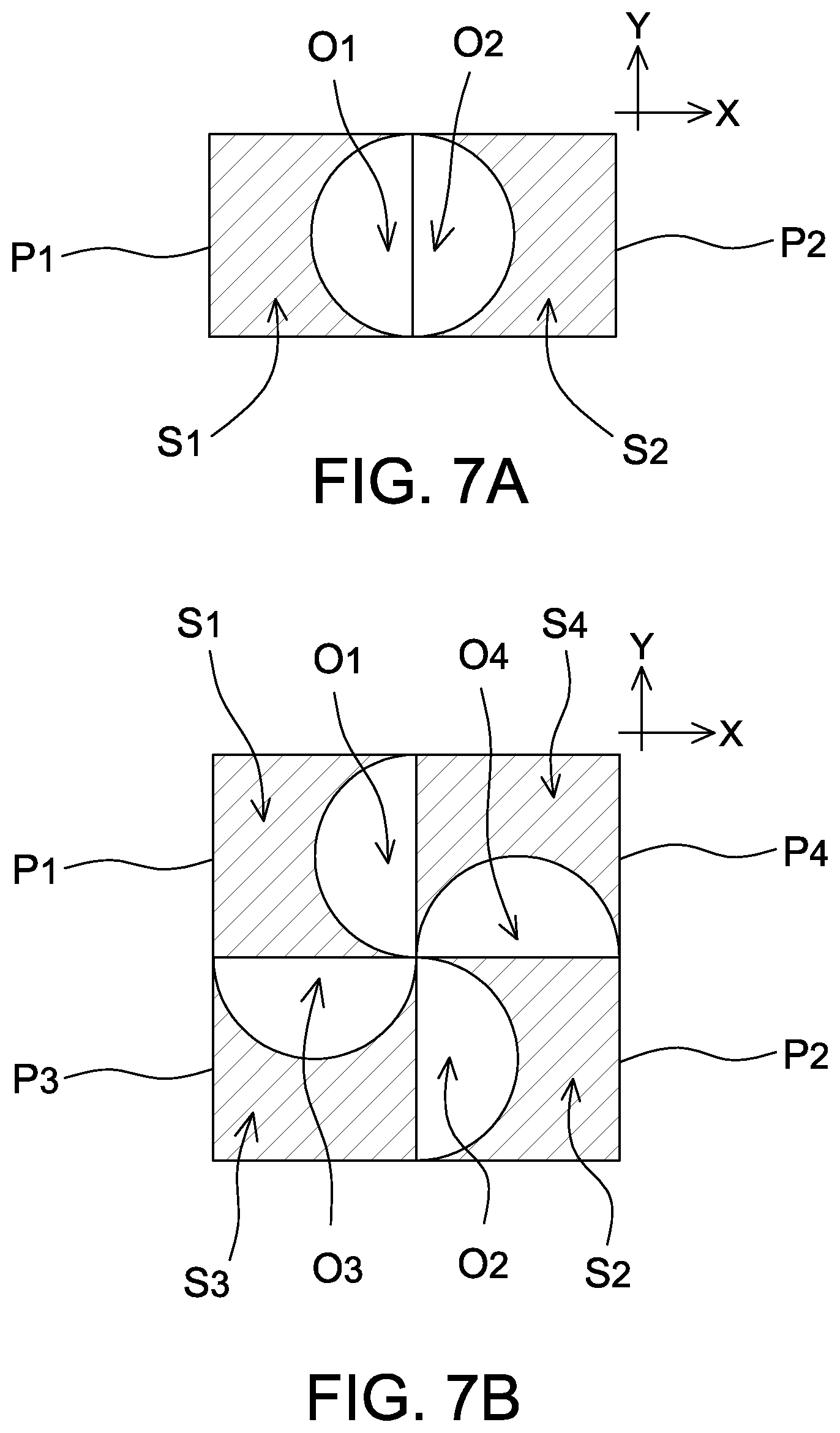 Patent US12320672 Figure 7 – Sensing element having pixels exposed by apertures increasing along different directions