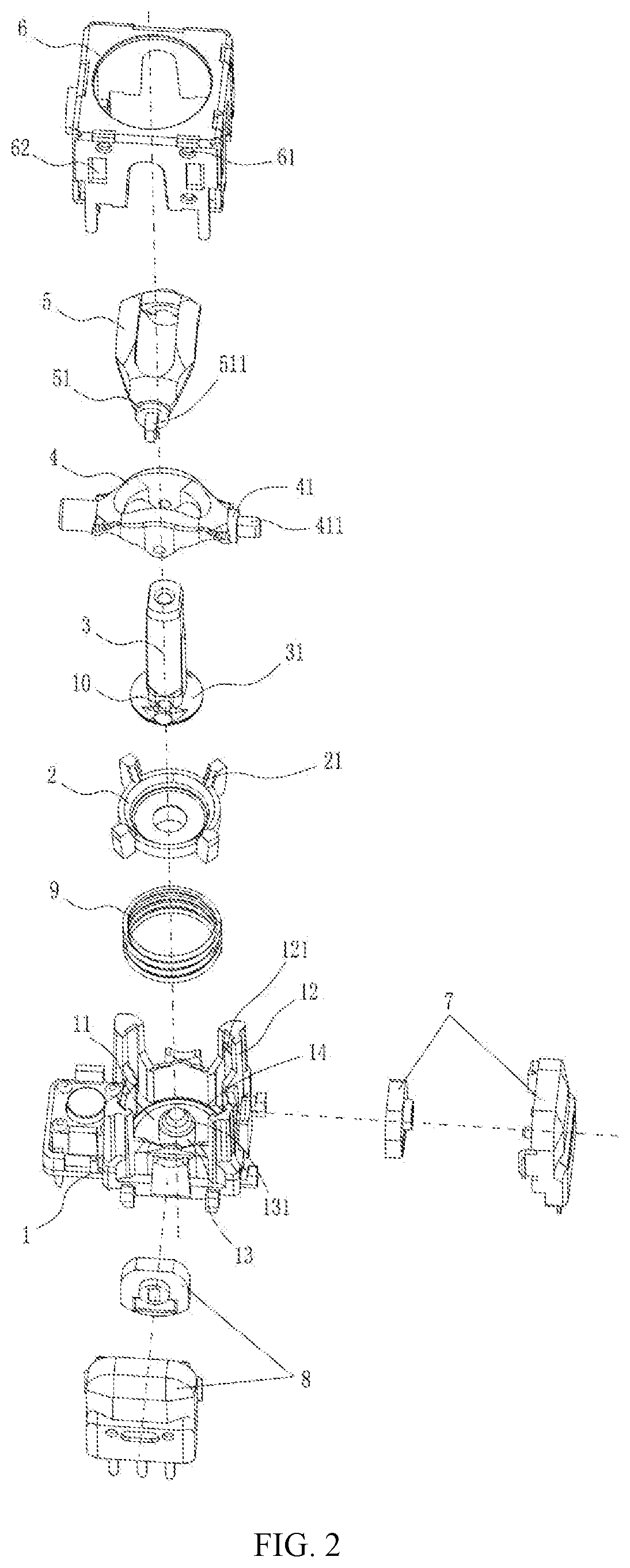 Patent US12320678 Figure 2 – Electromagnetic induction type rocker potentiometer