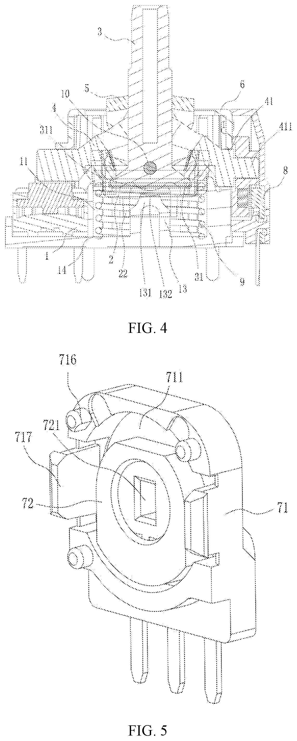 Patent US12320678 Figure 4 – Electromagnetic induction type rocker potentiometer