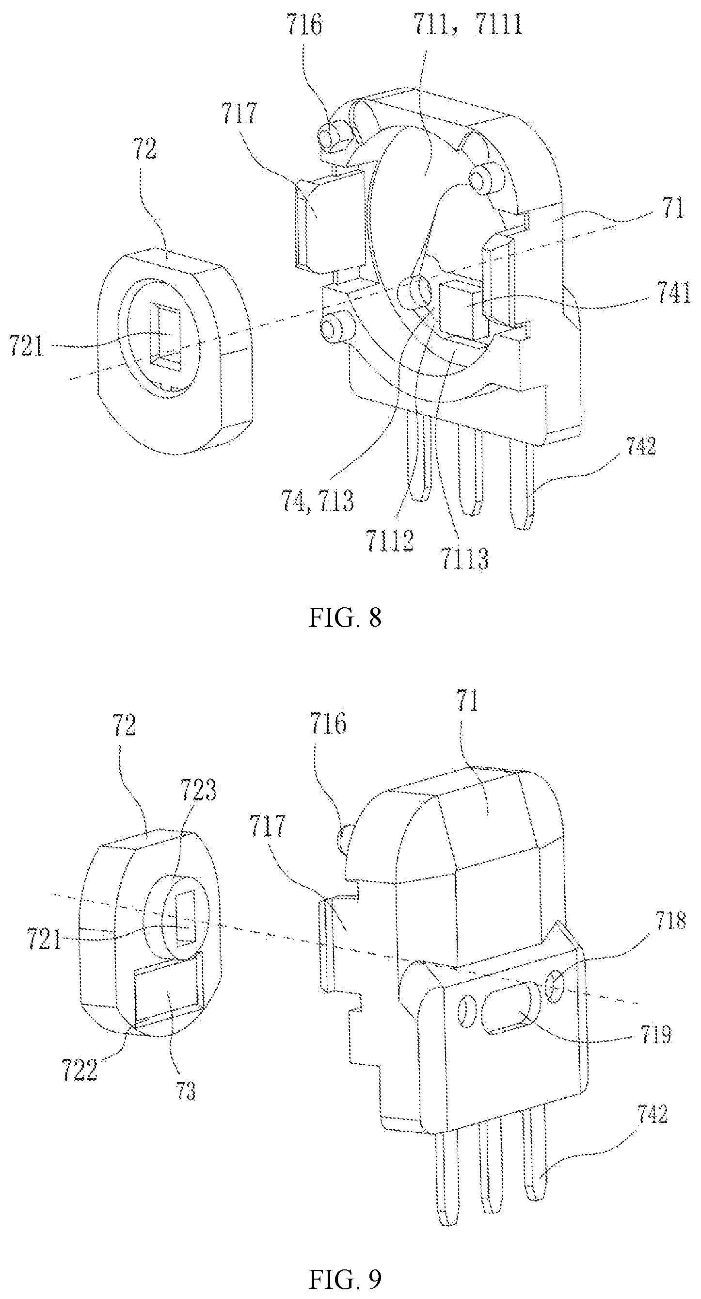 Patent US12320678 Figure 6 – Electromagnetic induction type rocker potentiometer