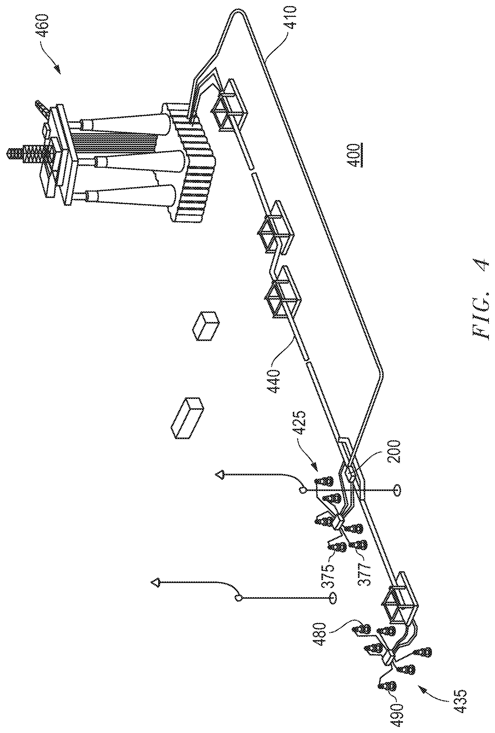 Patent US12320686 Figure 4 – Flowmeter with attenuating ribbed transducer housings