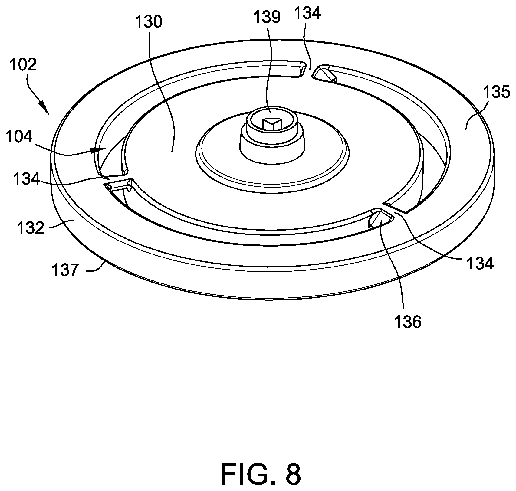 Patent US12320690 Figure 8 – Powder dispenser