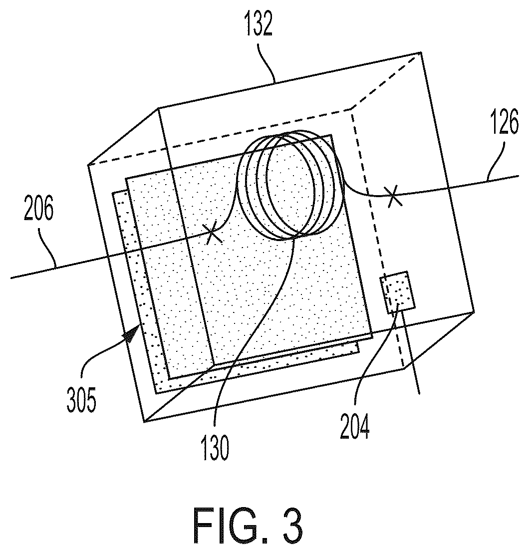 Patent US12320712 Figure 3 – Coil of reference fiber for downhole fiber sensing measurement
