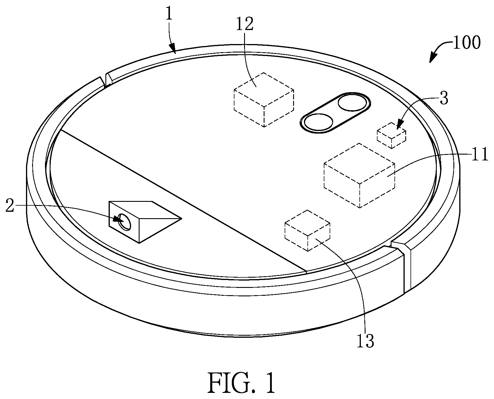 Patent US12320713 Figure 1 – Temperature detecting apparatus