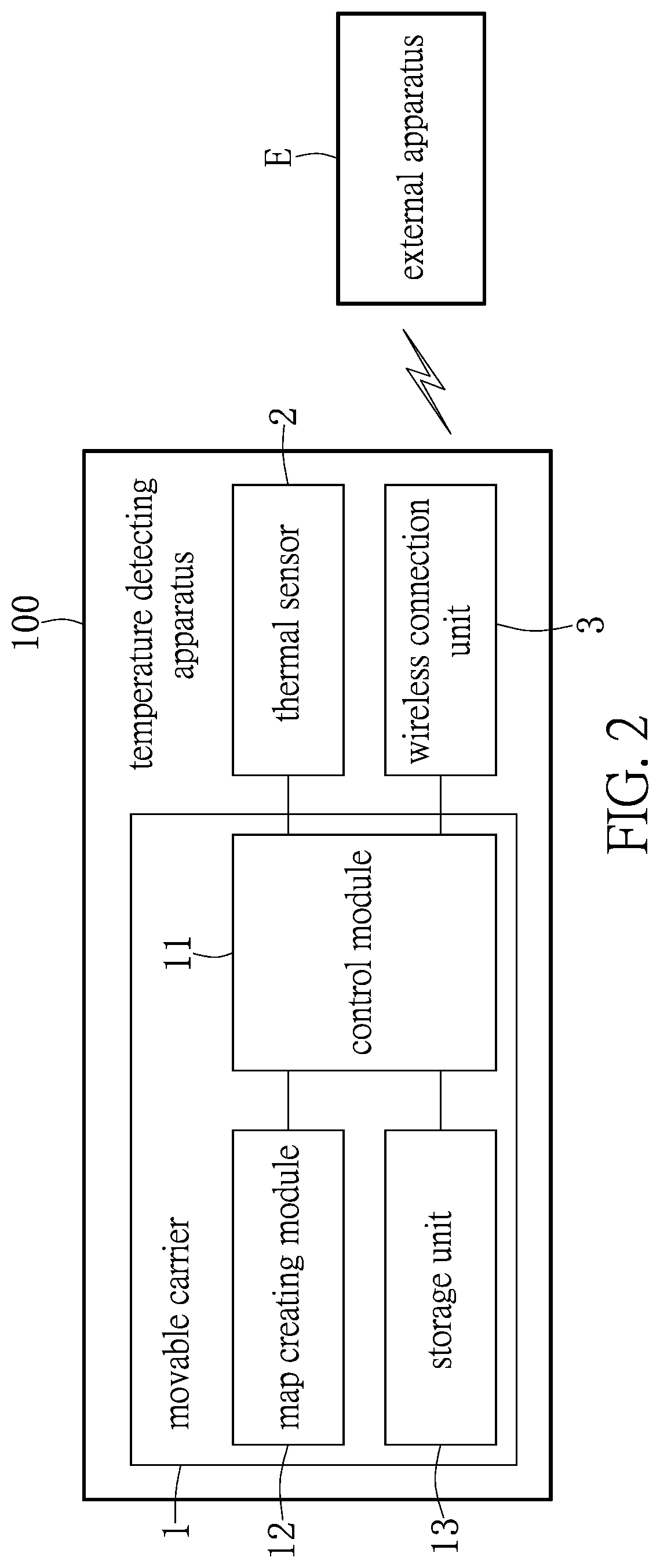 Patent US12320713 Figure 2 – Temperature detecting apparatus